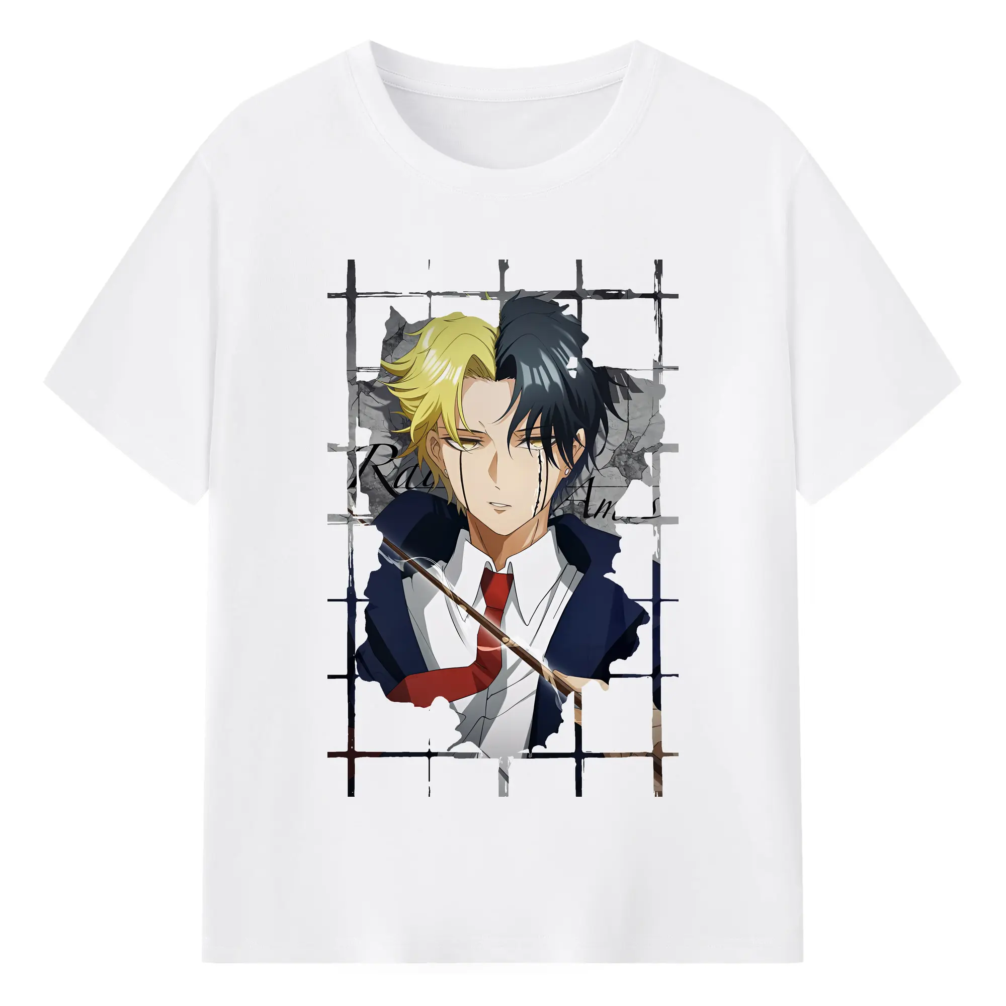 マッシュル グッズ,レイン・エイムズ - 綿100％ 半袖Tシャツ ・ フロントプリント ・ 快適 通気性 ・ 日常使い 散歩 スポーツ用