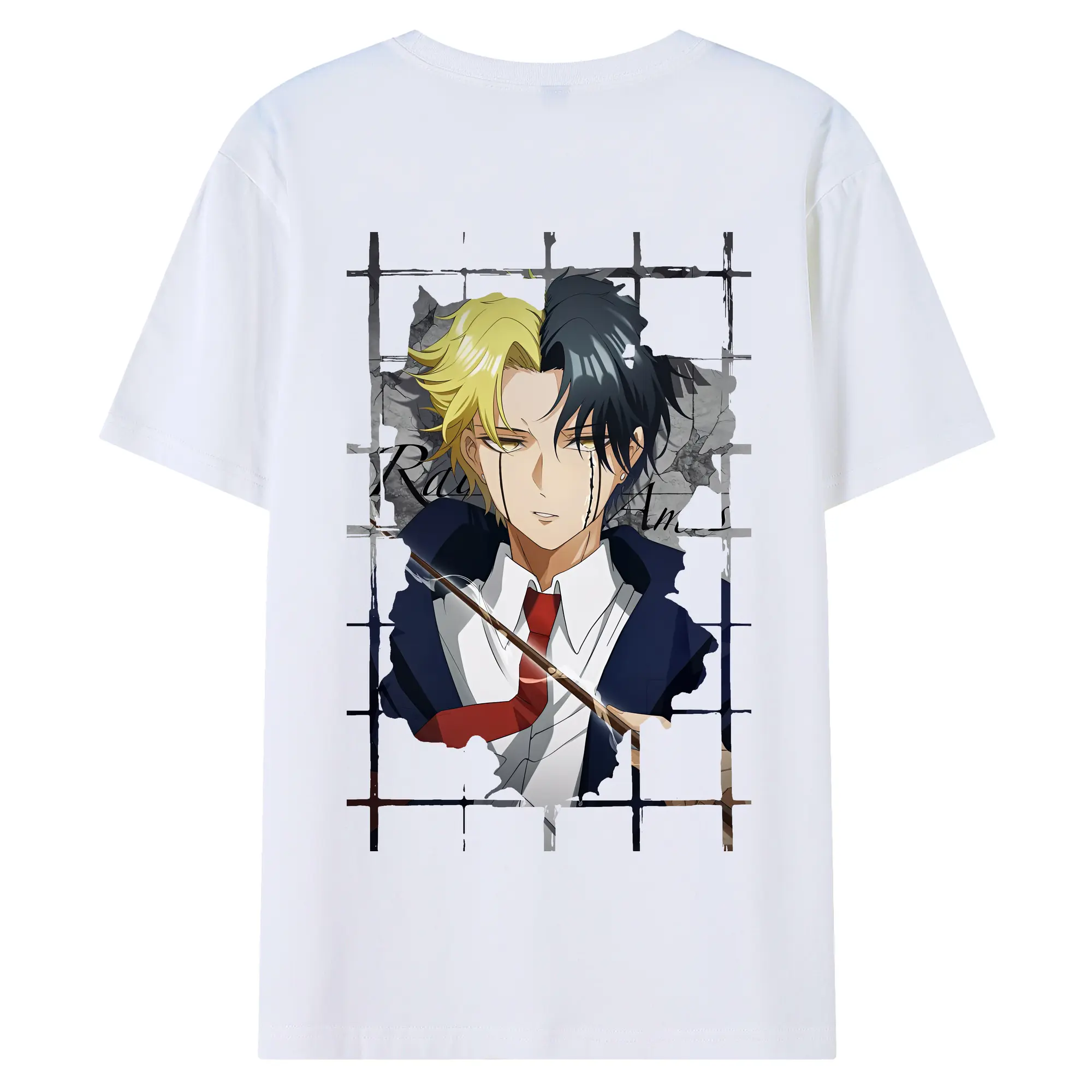 マッシュル グッズ,レイン・エイムズ - 綿100％ 半袖Tシャツ ・ バックプリント ・ 快適 通気性 ・ 日常使い 散歩 スポーツ用