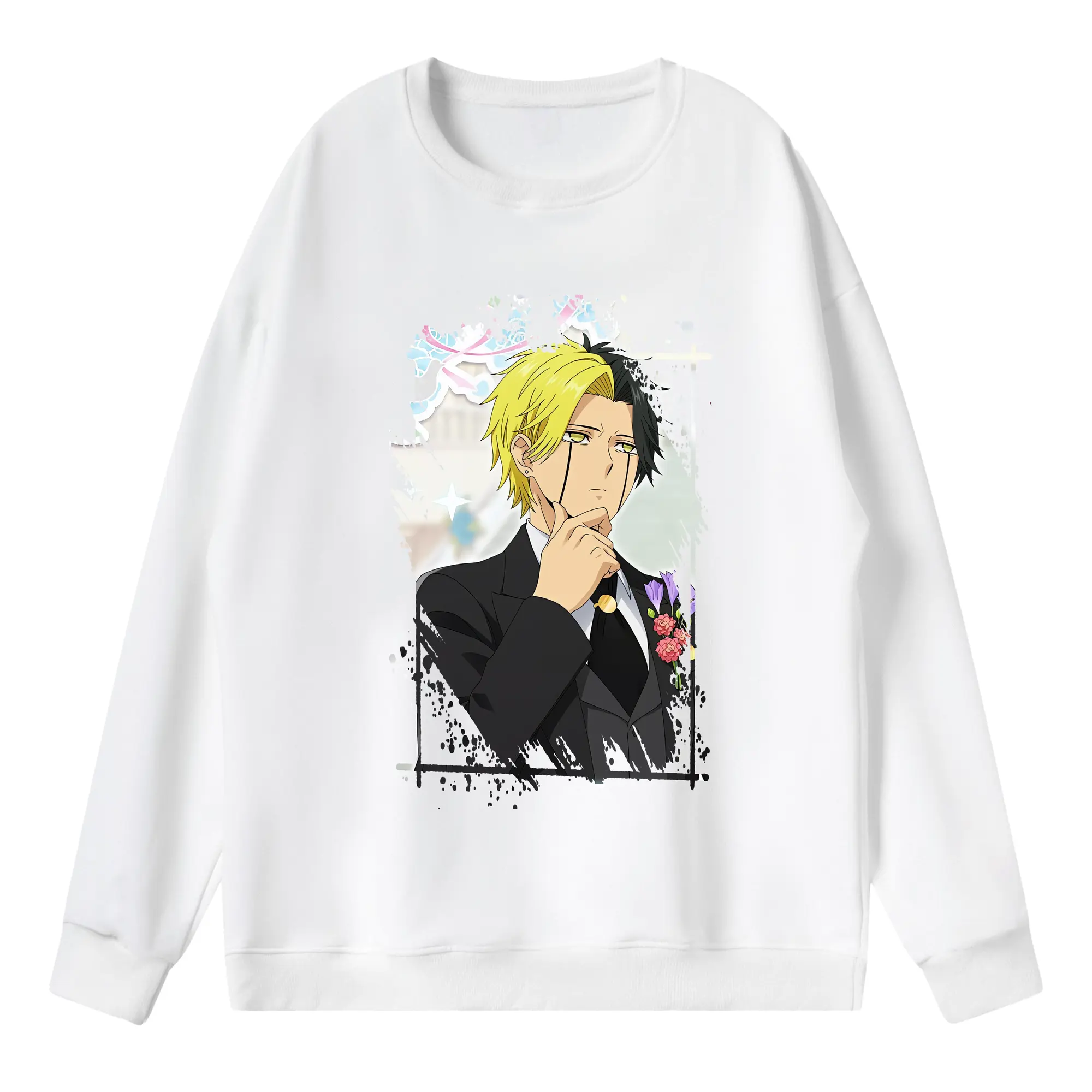 マッシュル グッズ,レイン・エイムズ - 薄手 クルーネック スウェット 裏毛260g · ポリエステル 春秋向け カジュアル 男女兼用 · トレーナー デイリー スポーツ 散歩に最適