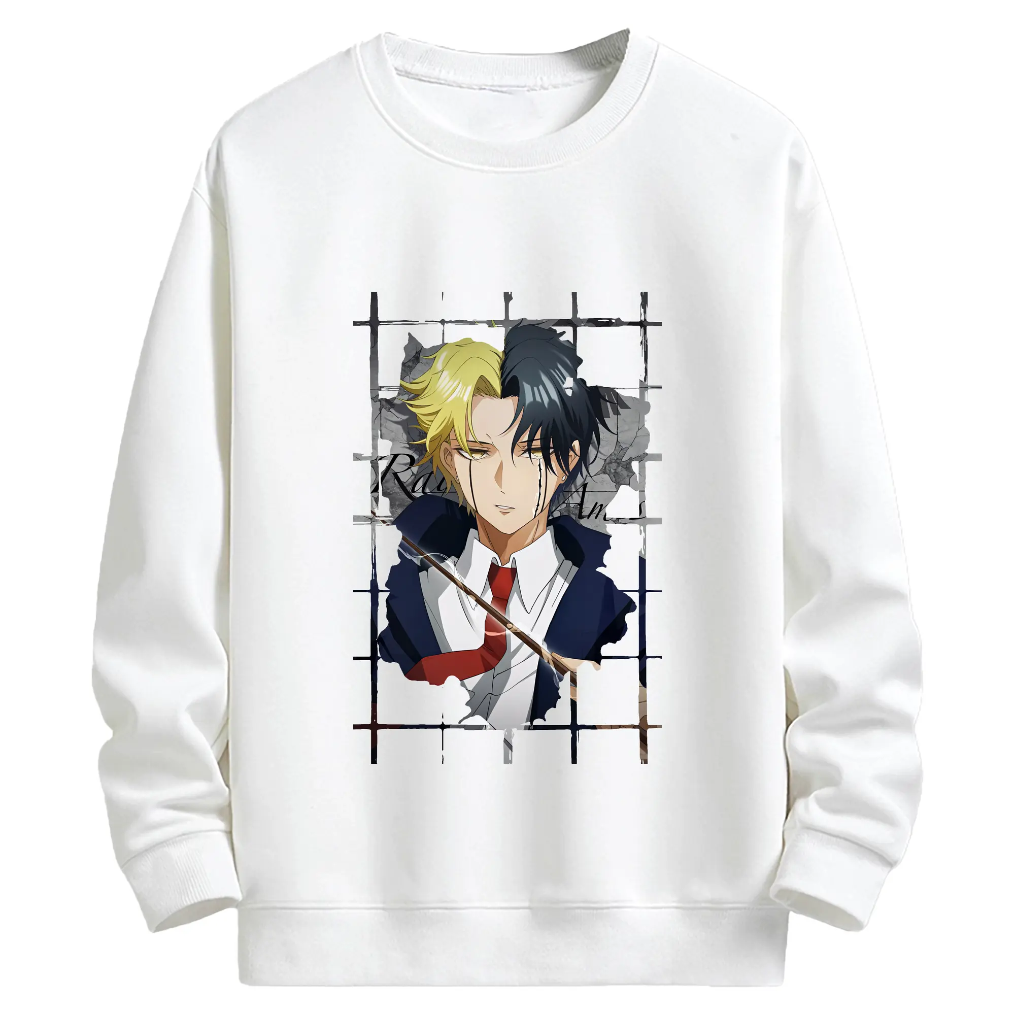 マッシュル グッズ,レイン・エイムズ - キッズ クルーネックスウェットシャツ ・ フロントプリント ・ 綿80％ ポリエステル20％ ・ 快適 通学 スポーツ 日常使い お散歩用