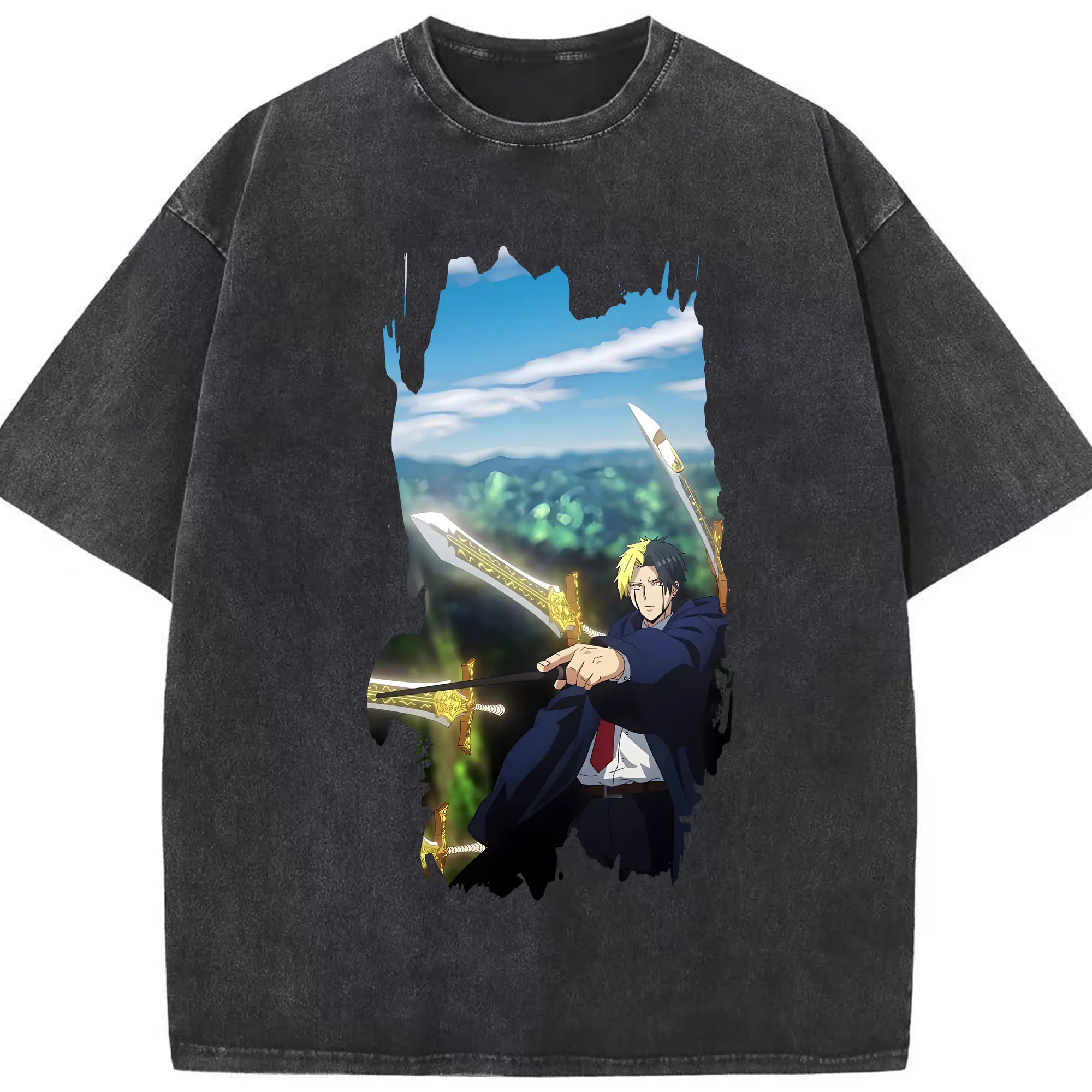 マッシュル グッズ,レイン・エイムズ - 綿100％ ヴィンテージ風 半袖Tシャツ ・ フロントプリント ・ 柔らか肌触り ・ 通気性 快適 ・ スポーツ カジュアル 外出用