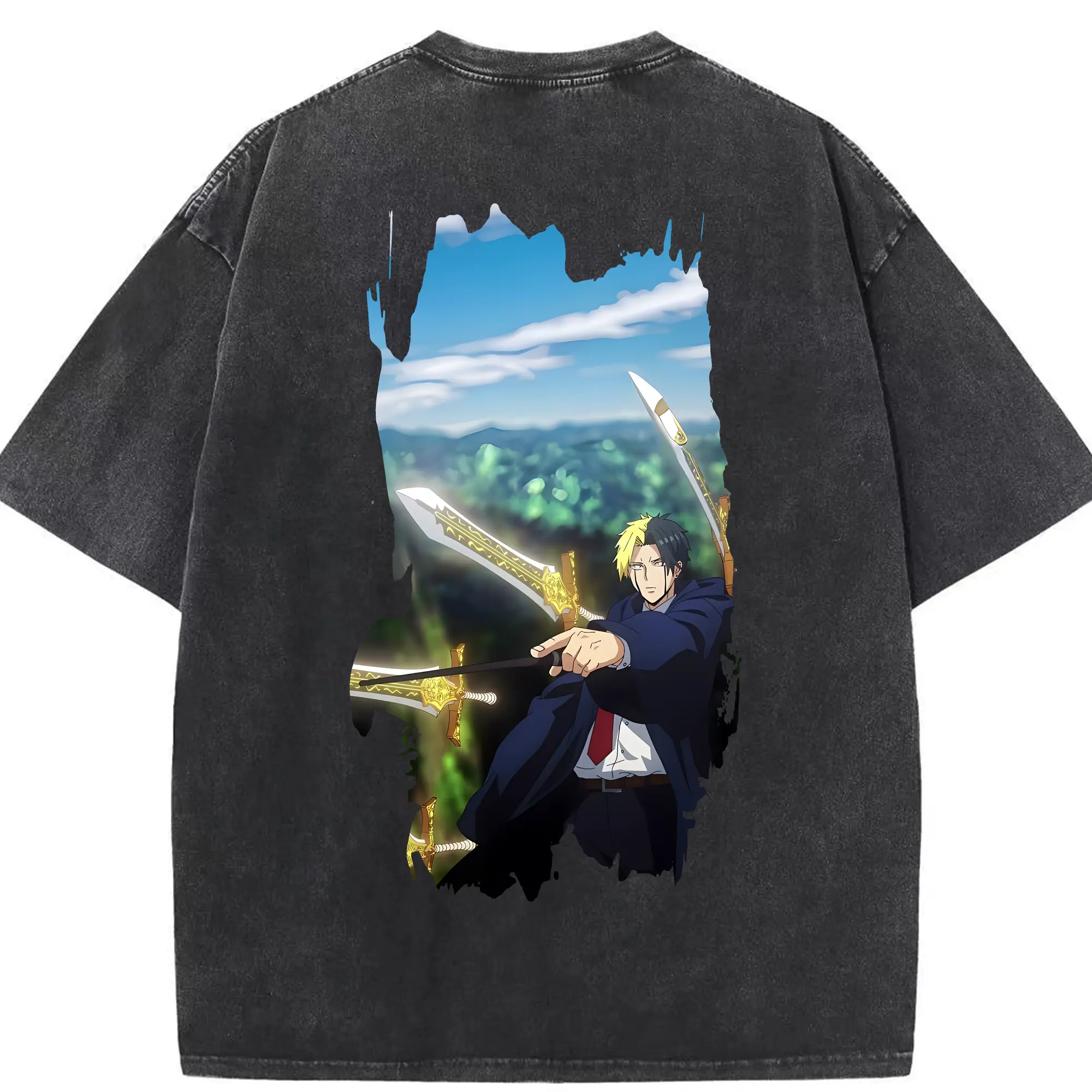 マッシュル グッズ,レイン・エイムズ - 綿100％ ヴィンテージ風 半袖Tシャツ ・ 背面プリント ・ 柔らか肌触り ・ 通気性 快適 ・ スポーツ カジュアル 外出用