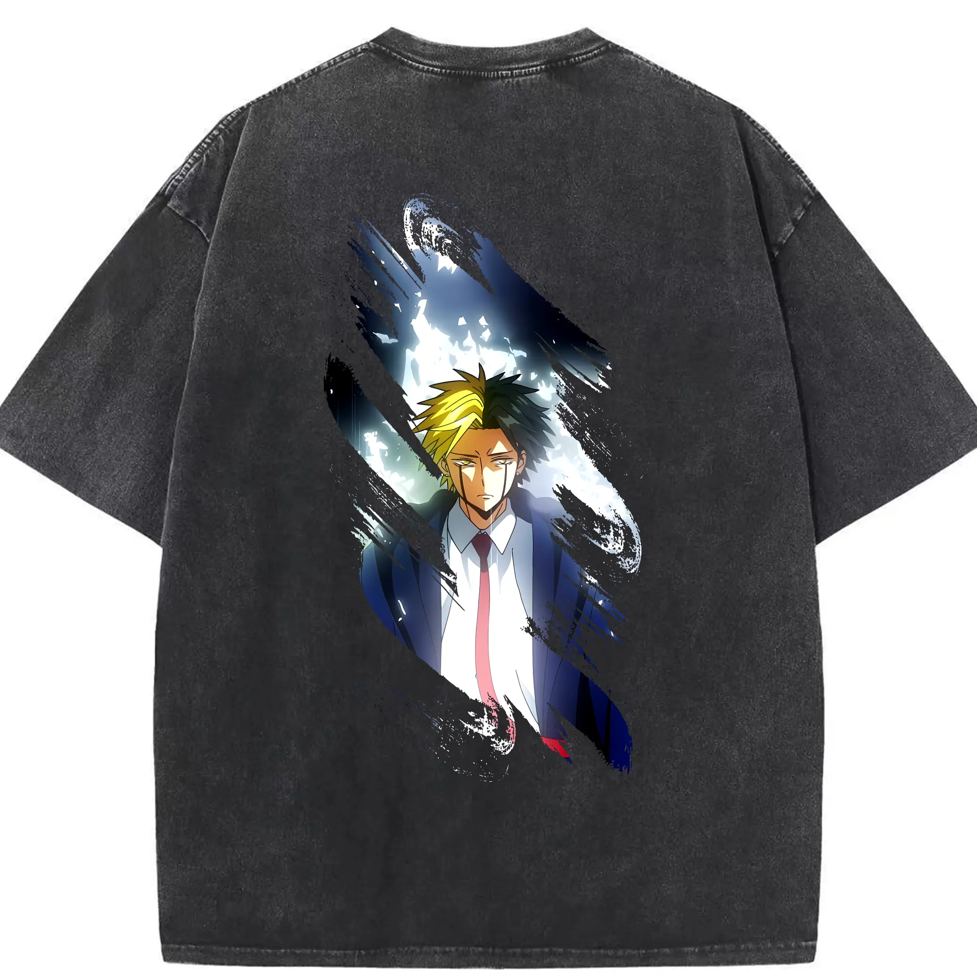 マッシュル グッズ,レイン・エイムズ - 綿100％ ヴィンテージ風 半袖Tシャツ ・ 背面プリント ・ 柔らか肌触り ・ 通気性 快適 ・ スポーツ カジュアル 外出用