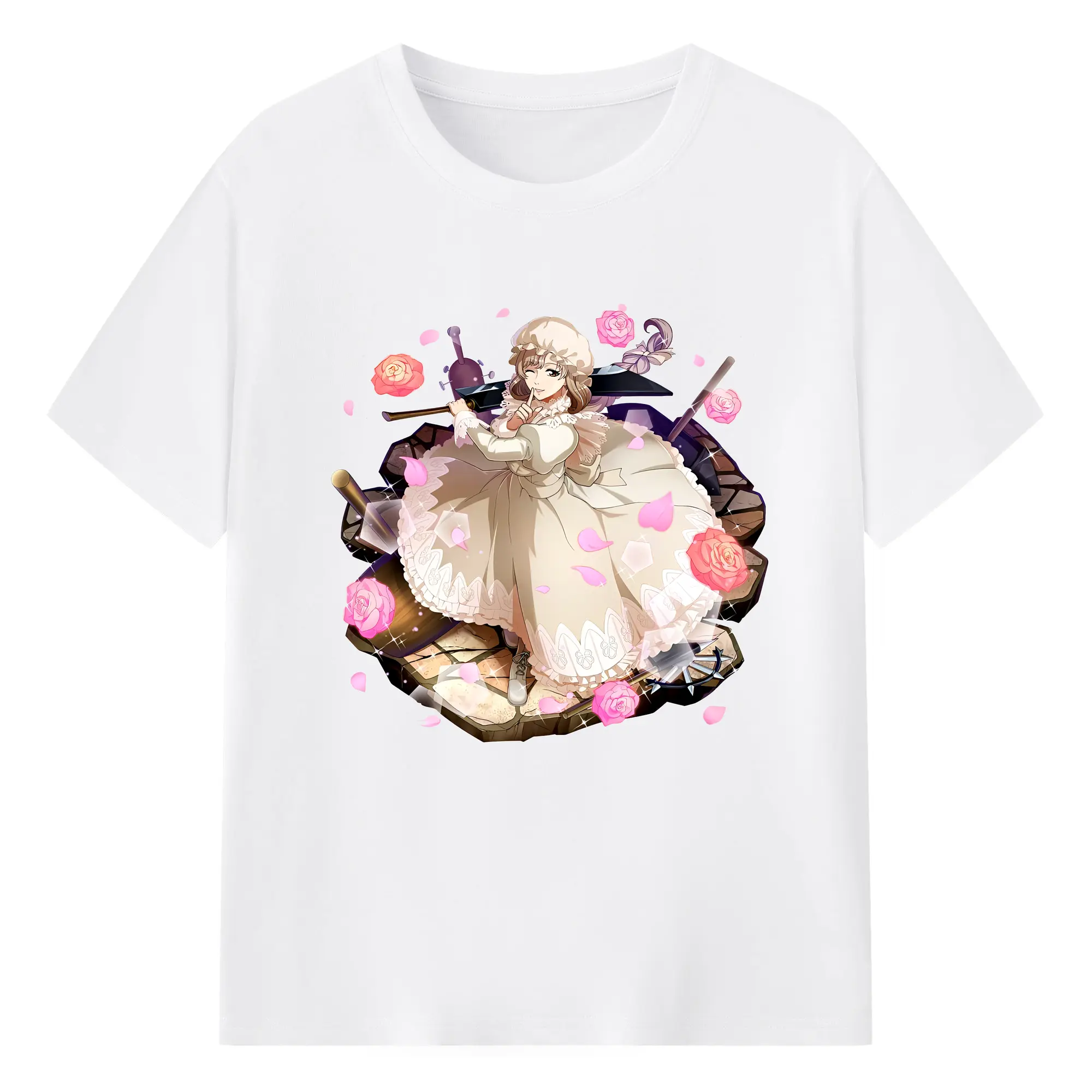 はたらく細胞 グッズ,マクロファージ - 綿100％ 半袖Tシャツ ・ フロントプリント ・ 快適 通気性 ・ 日常使い 散歩 スポーツ用