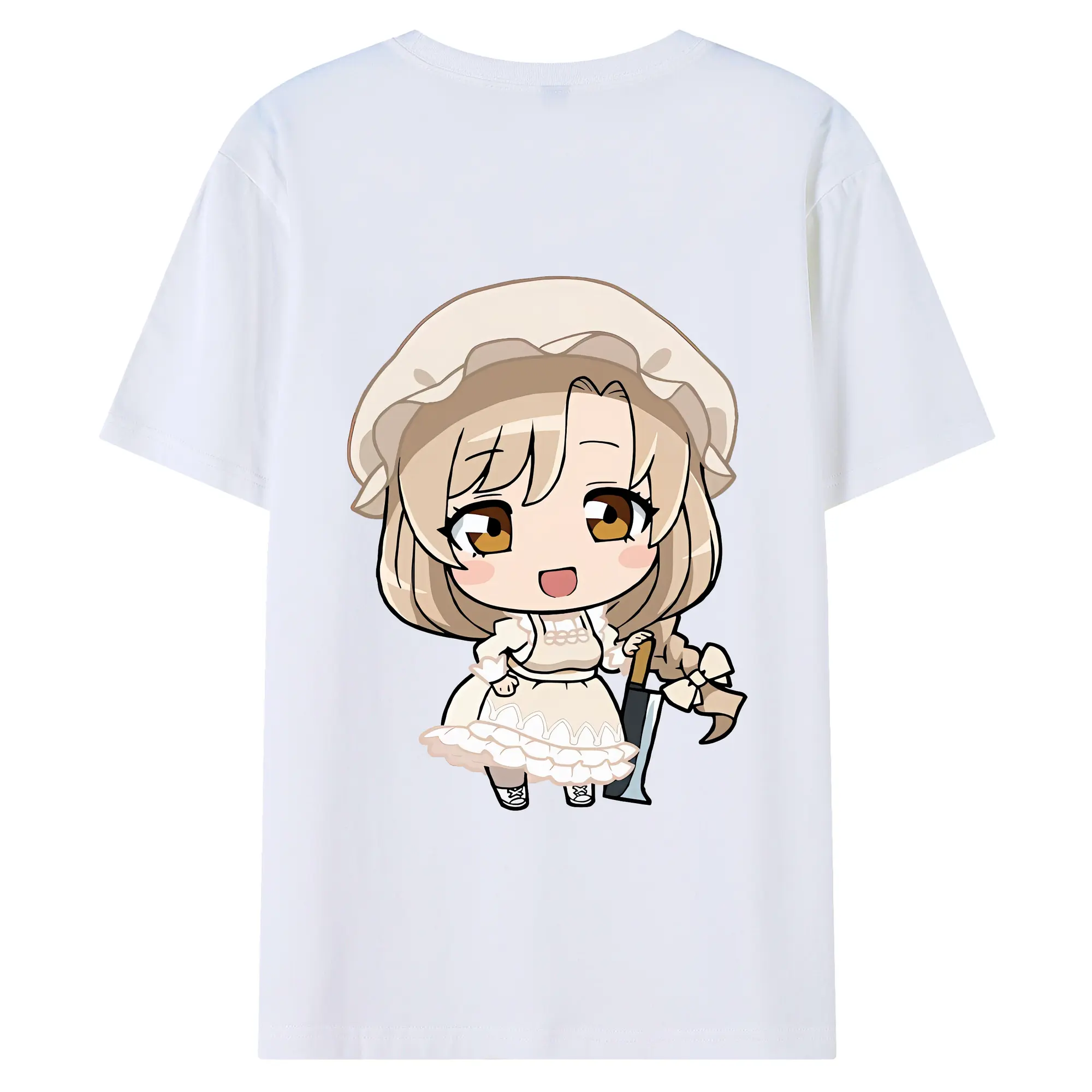 はたらく細胞 グッズ,マクロファージ - 綿100％ 半袖Tシャツ ・ バックプリント ・ 快適 通気性 ・ 日常使い 散歩 スポーツ用