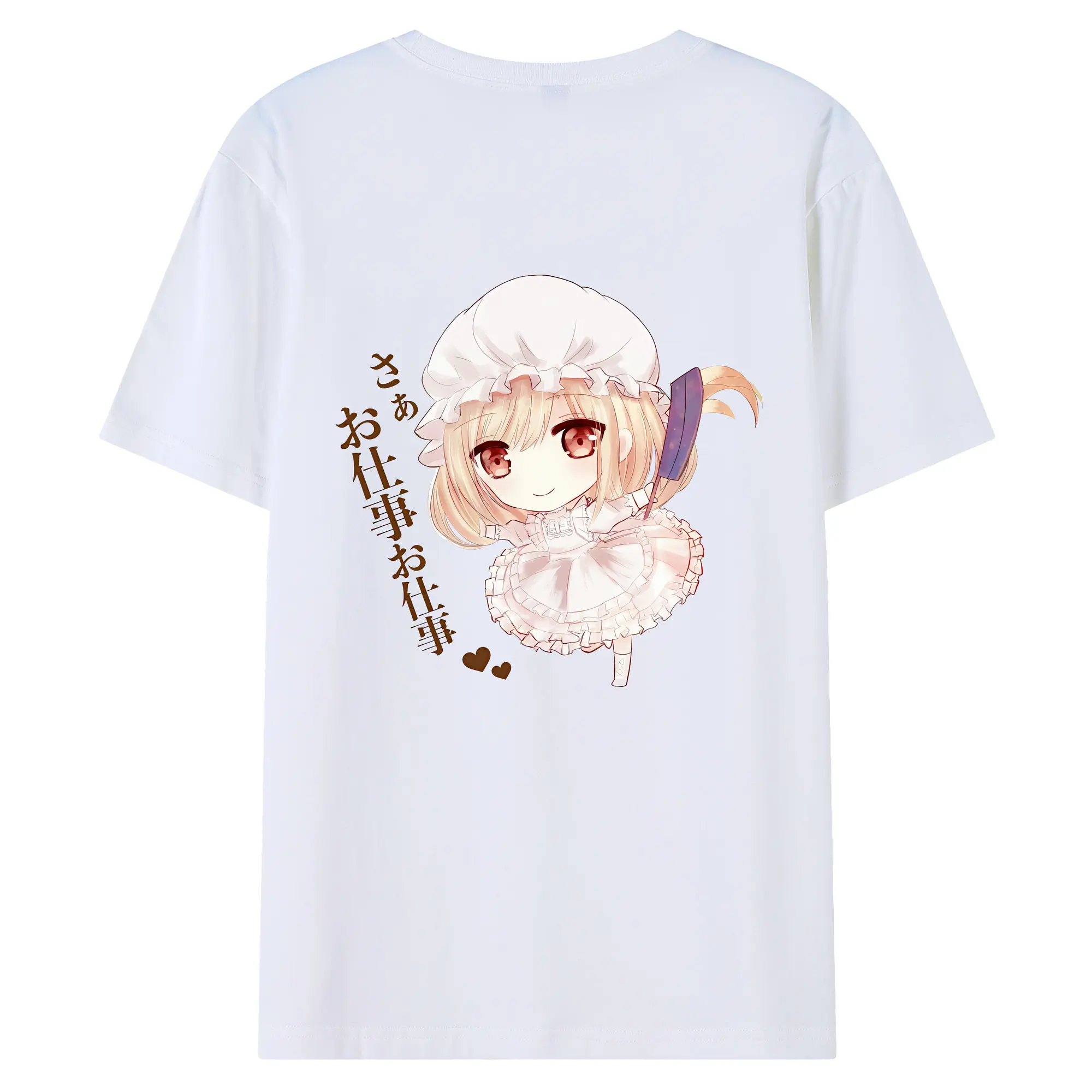 はたらく細胞 グッズ,マクロファージ - 綿100％ 半袖Tシャツ ・ バックプリント ・ 快適 通気性 ・ 日常使い 散歩 スポーツ用