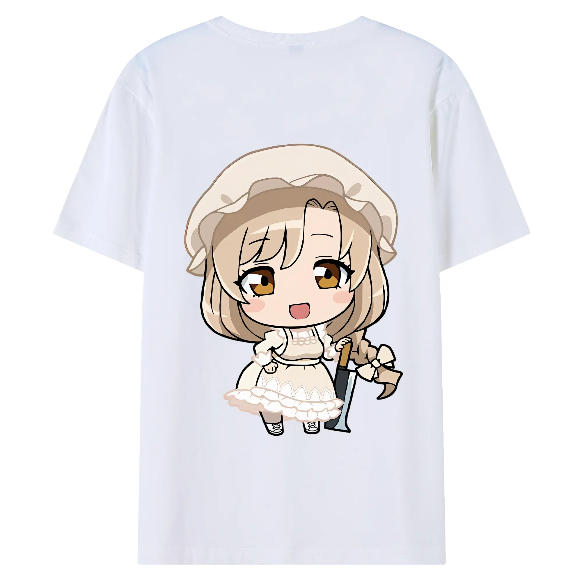 はたらく細胞 グッズ,マクロファージ - 綿100％ 半袖Tシャツ ・ バックプリント ・ 快適 通気性 ・ 日常使い 散歩 スポーツ用