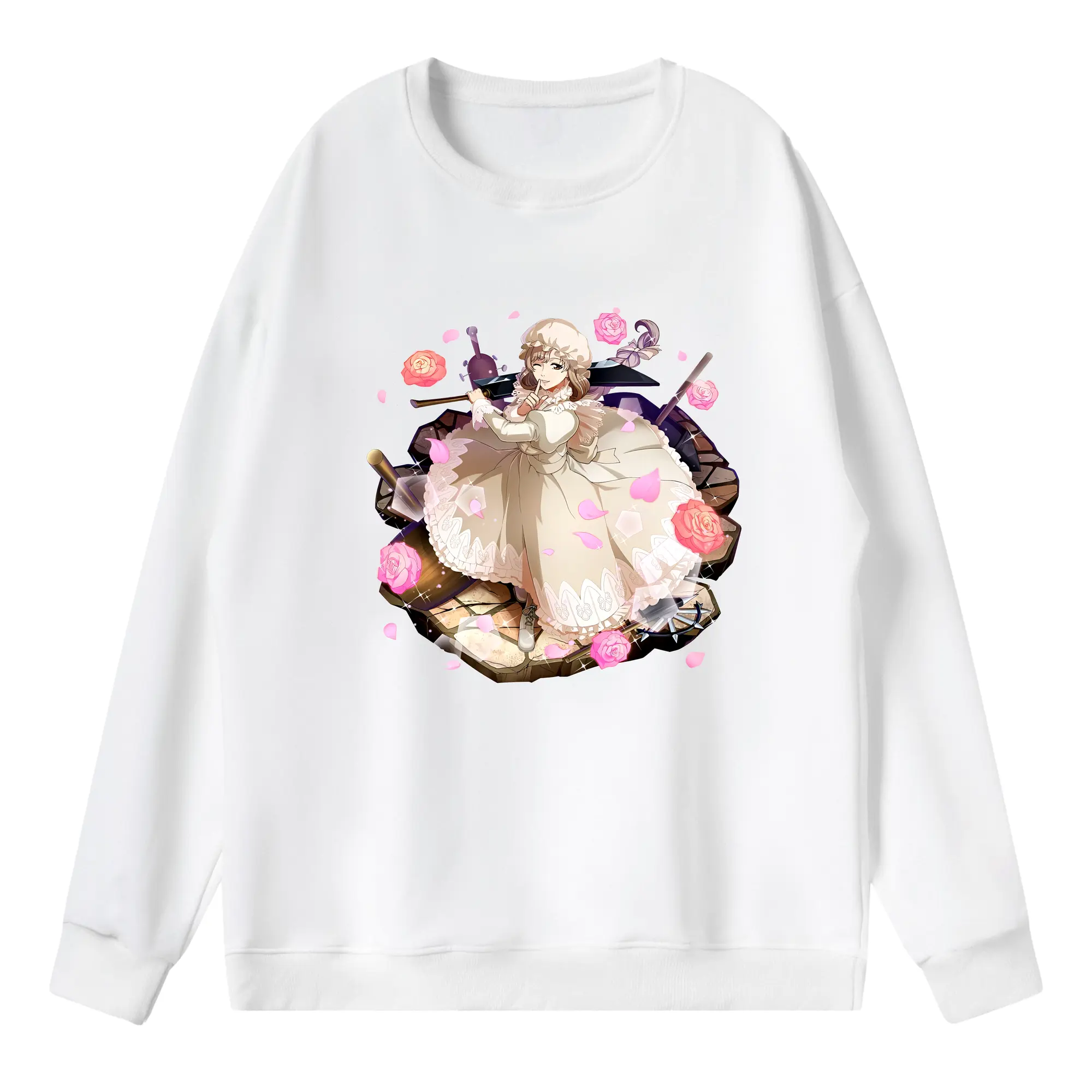 はたらく細胞 グッズ,マクロファージ - 薄手 クルーネック スウェット 裏毛260g · ポリエステル 春秋向け カジュアル 男女兼用 · トレーナー デイリー スポーツ 散歩に最適