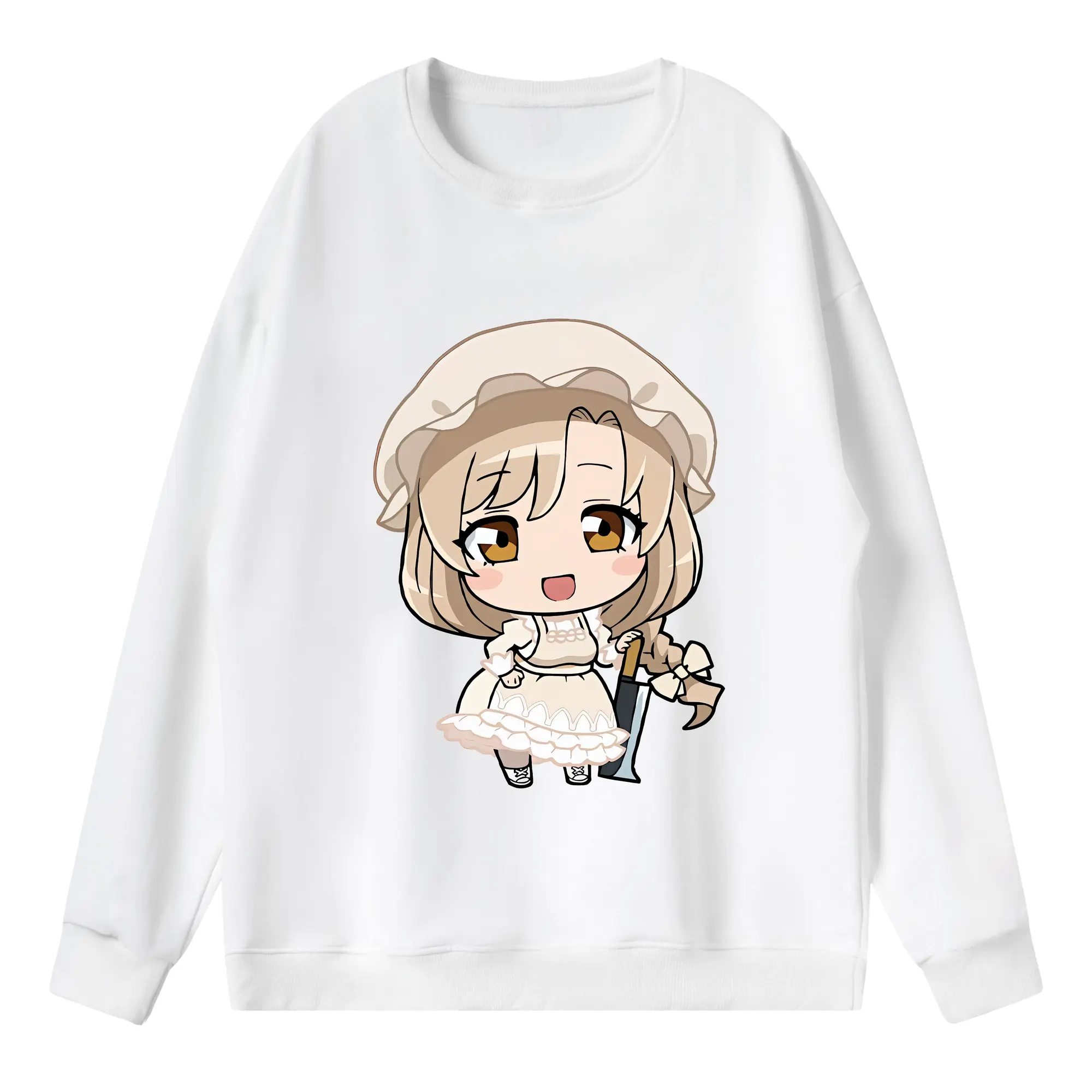 はたらく細胞 グッズ,マクロファージ - 薄手 クルーネック スウェット 裏毛260g · ポリエステル 春秋向け カジュアル 男女兼用 · トレーナー デイリー スポーツ 散歩に最適