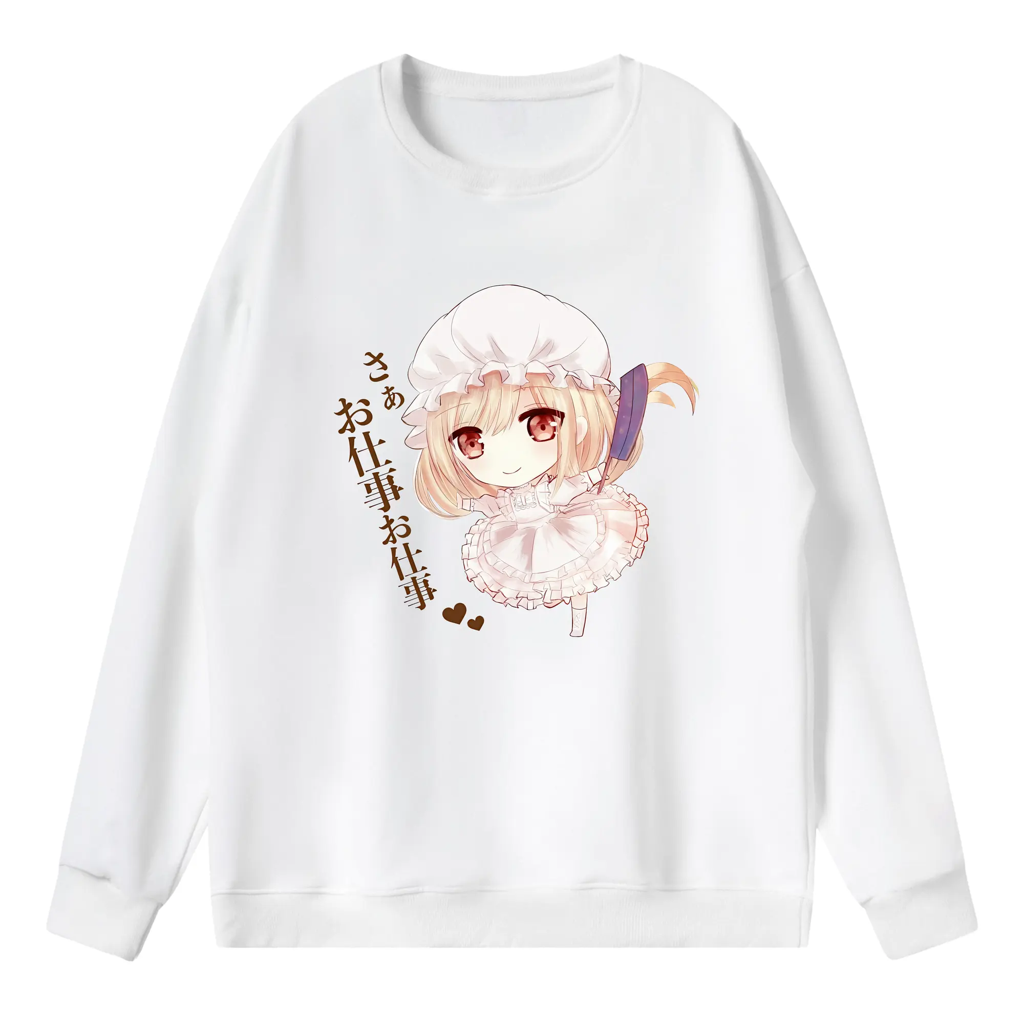 はたらく細胞 グッズ,マクロファージ - 薄手 クルーネック スウェット 裏毛260g · ポリエステル 春秋向け カジュアル 男女兼用 · トレーナー デイリー スポーツ 散歩に最適