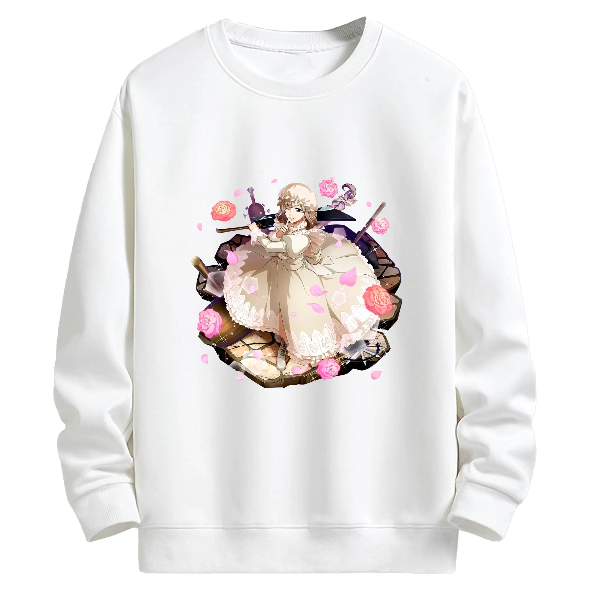 はたらく細胞 グッズ,マクロファージ - キッズ クルーネックスウェットシャツ ・ フロントプリント ・ 綿80％ ポリエステル20％ ・ 快適 通学 スポーツ 日常使い お散歩用