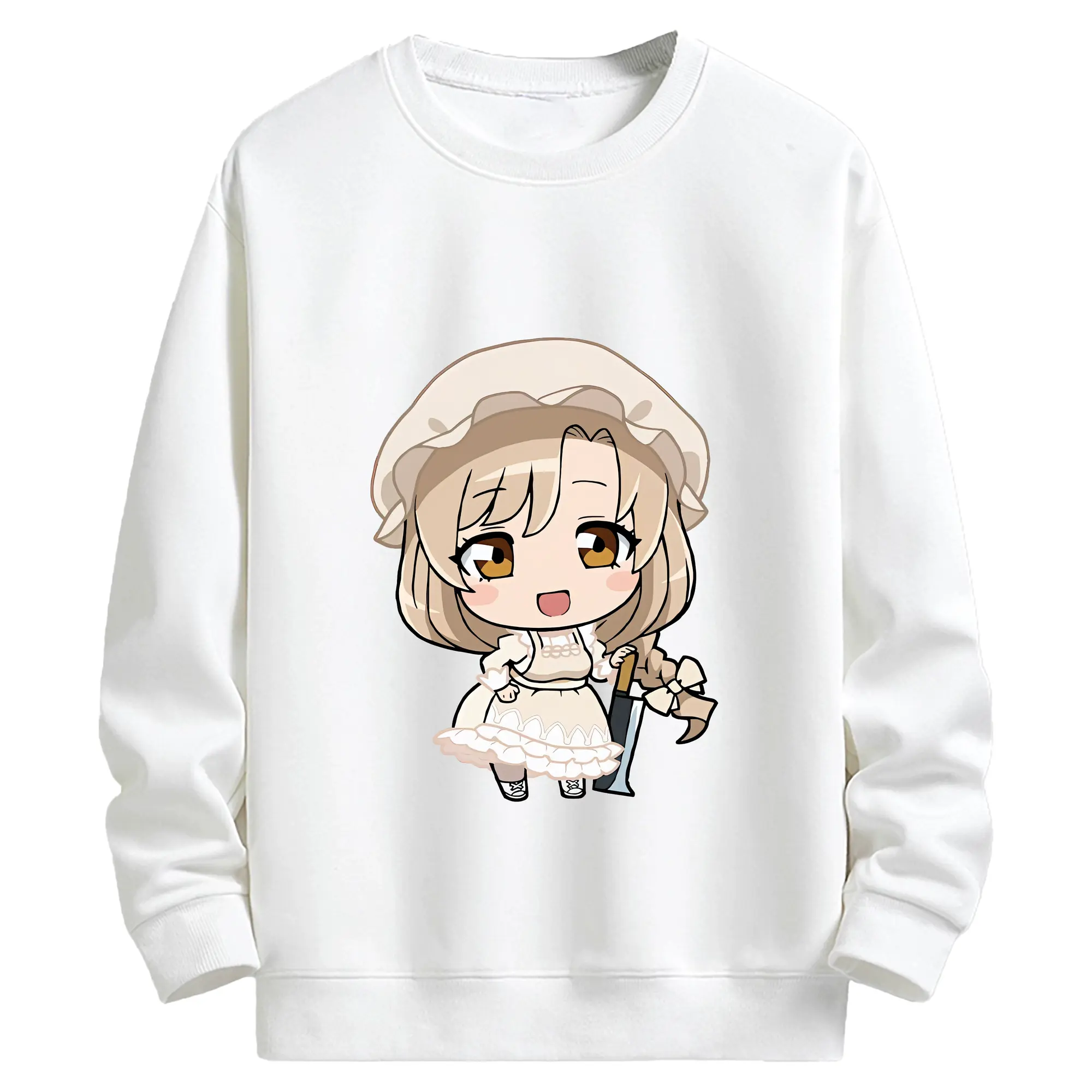 はたらく細胞 グッズ,マクロファージ - キッズ クルーネックスウェットシャツ ・ フロントプリント ・ 綿80％ ポリエステル20％ ・ 快適 通学 スポーツ 日常使い お散歩用