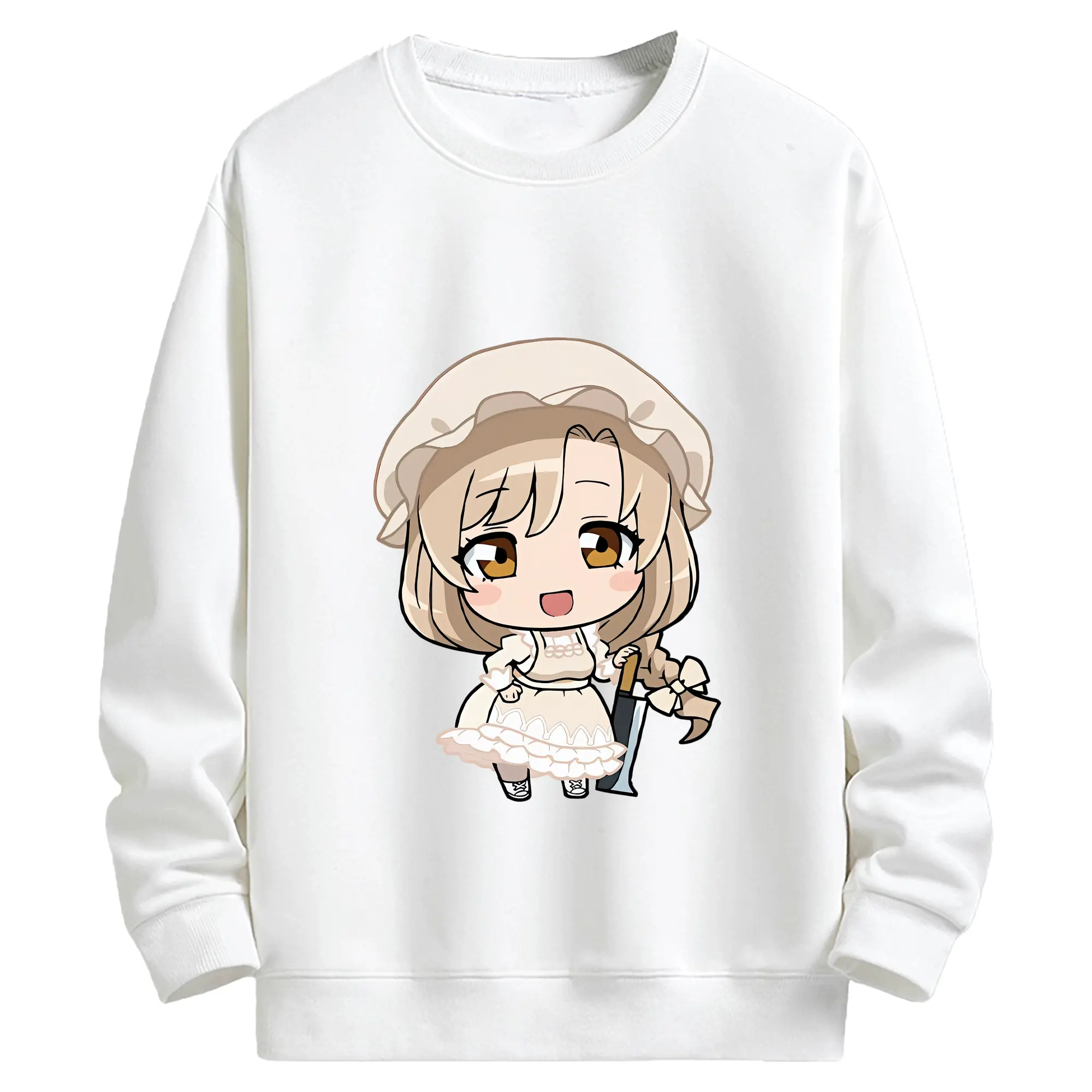 はたらく細胞 グッズ,マクロファージ - キッズ クルーネックスウェットシャツ ・ フロントプリント ・ 綿80％ ポリエステル20％ ・ 快適 通学 スポーツ 日常使い お散歩用