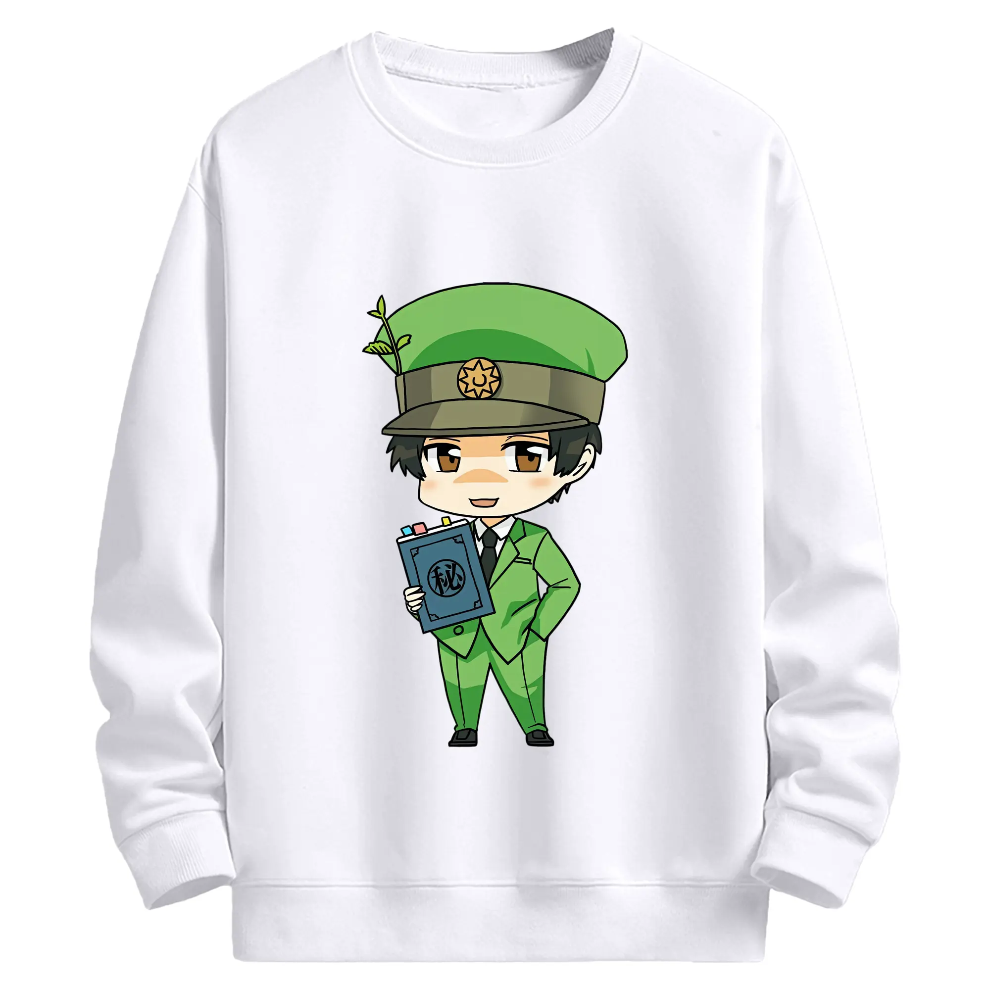 はたらく細胞 グッズ,樹状細胞 - 高品質 クルーネック スウェット ・ コットン59％ ポリエステル41％ ・ ユニセックス 長袖 トレーナー ・ カジュアル デイリー スポーツ 散歩用