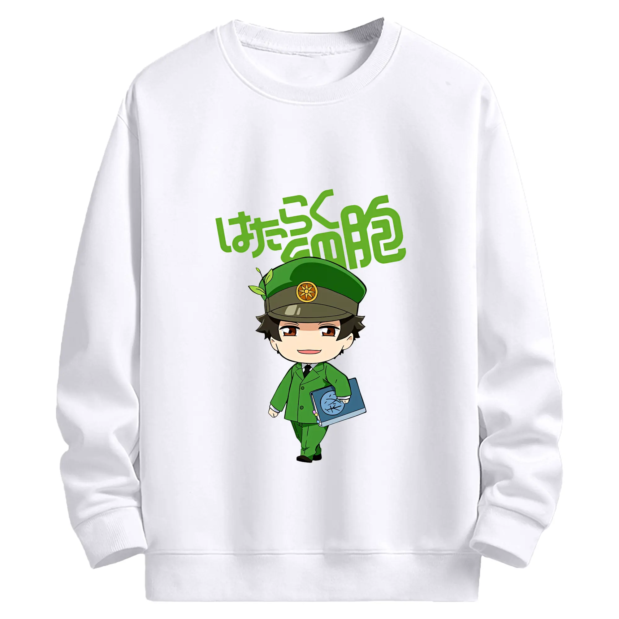 はたらく細胞 グッズ,樹状細胞 - 高品質 クルーネック スウェット ・ コットン59％ ポリエステル41％ ・ ユニセックス 長袖 トレーナー ・ カジュアル デイリー スポーツ 散歩用