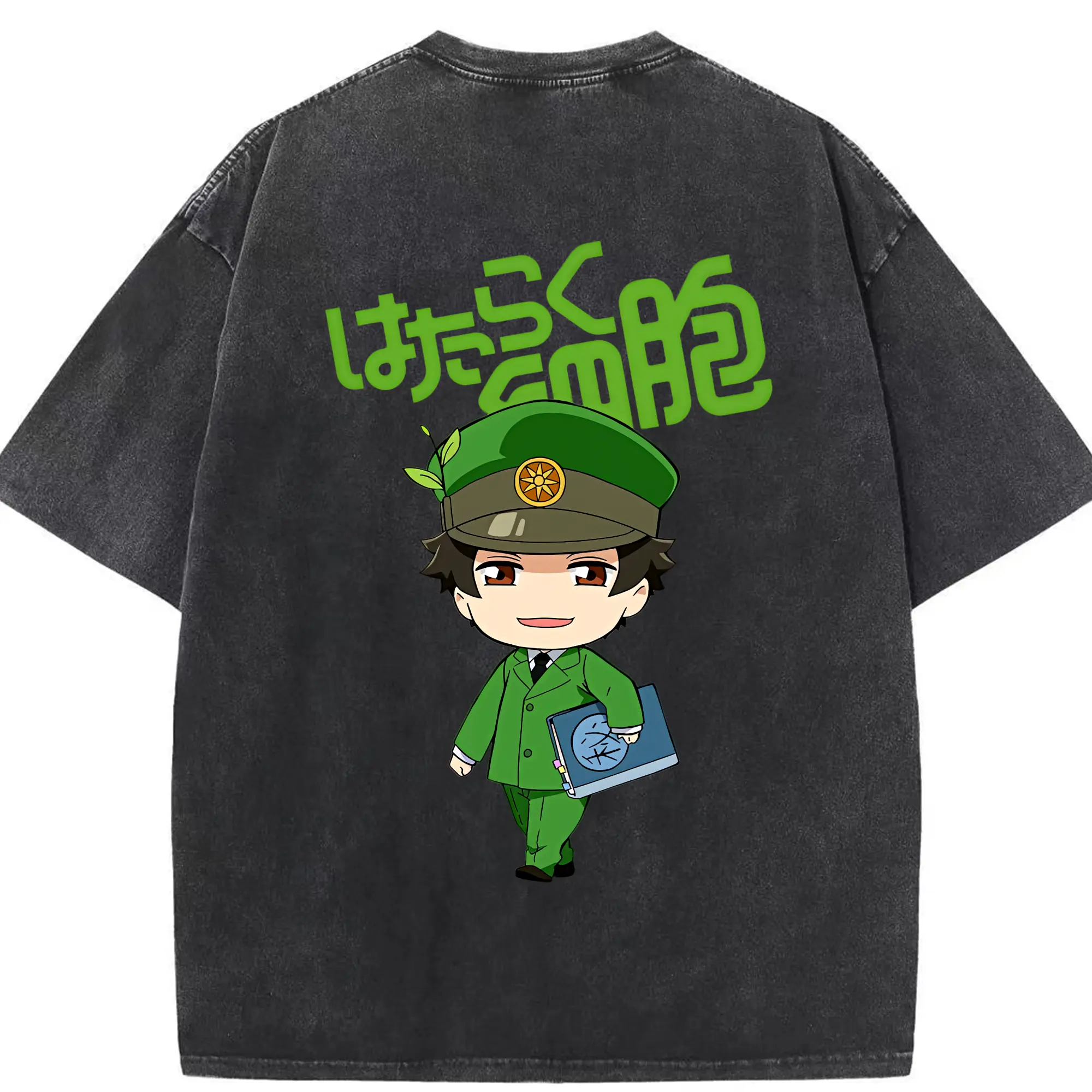 はたらく細胞 グッズ,樹状細胞 - 綿100％ ヴィンテージ風 半袖Tシャツ ・ 背面プリント ・ 柔らか肌触り ・ 通気性 快適 ・ スポーツ カジュアル 外出用