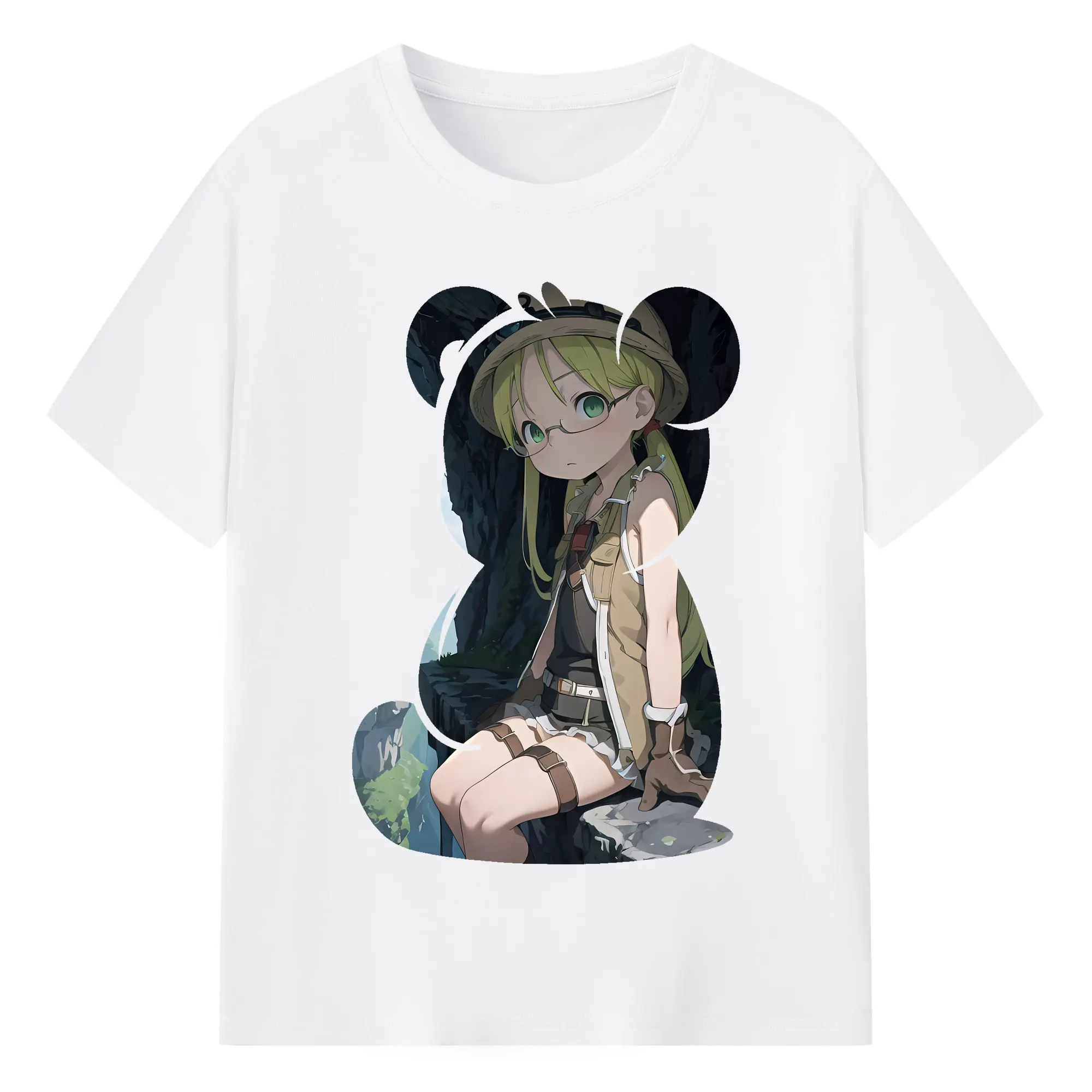 メイドインアビス グッズ,リコ - 綿100％ 半袖Tシャツ ・ フロントプリント ・ 快適 通気性 ・ 日常使い 散歩 スポーツ用