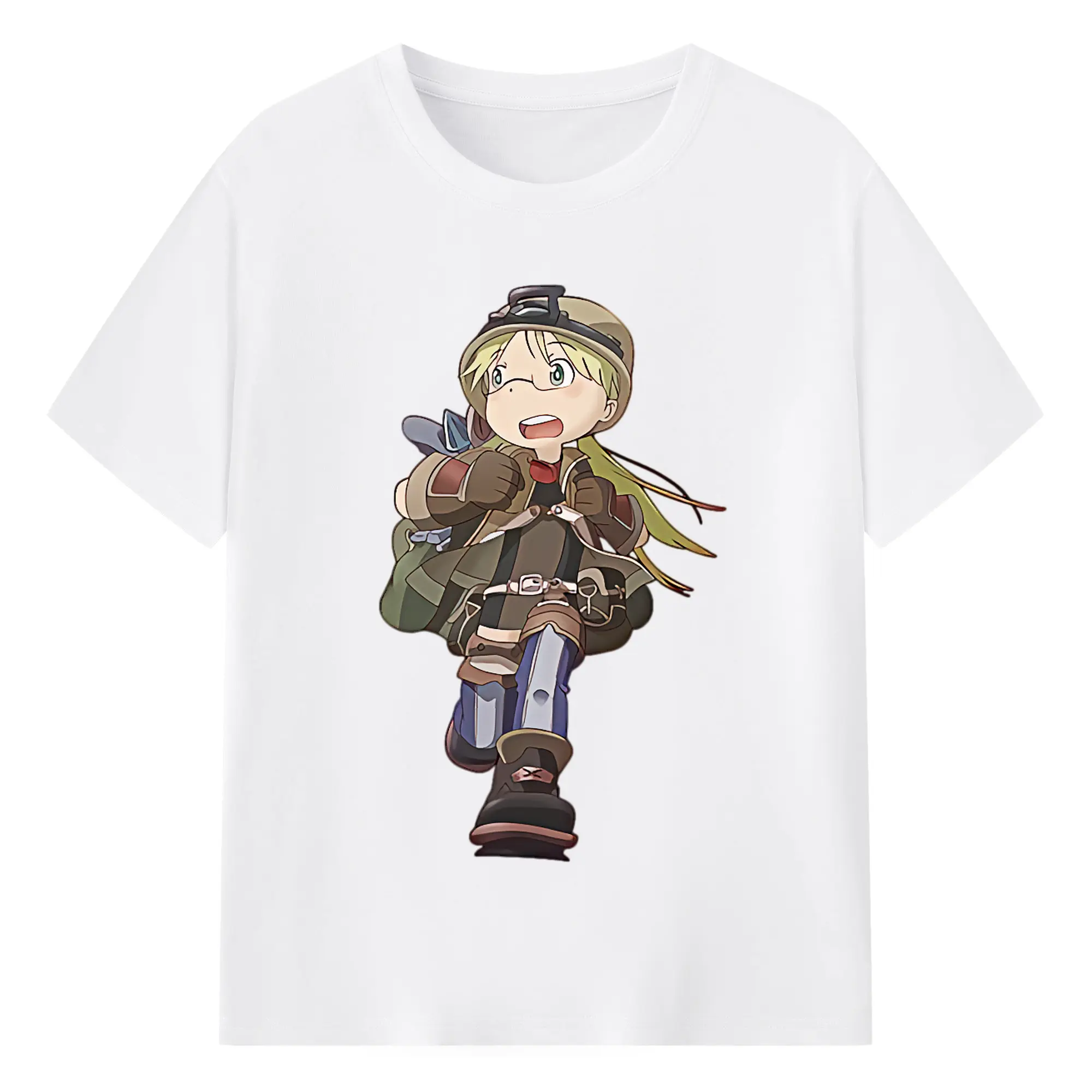 メイドインアビス グッズ,リコ - 綿100％ 半袖Tシャツ ・ フロントプリント ・ 快適 通気性 ・ 日常使い 散歩 スポーツ用