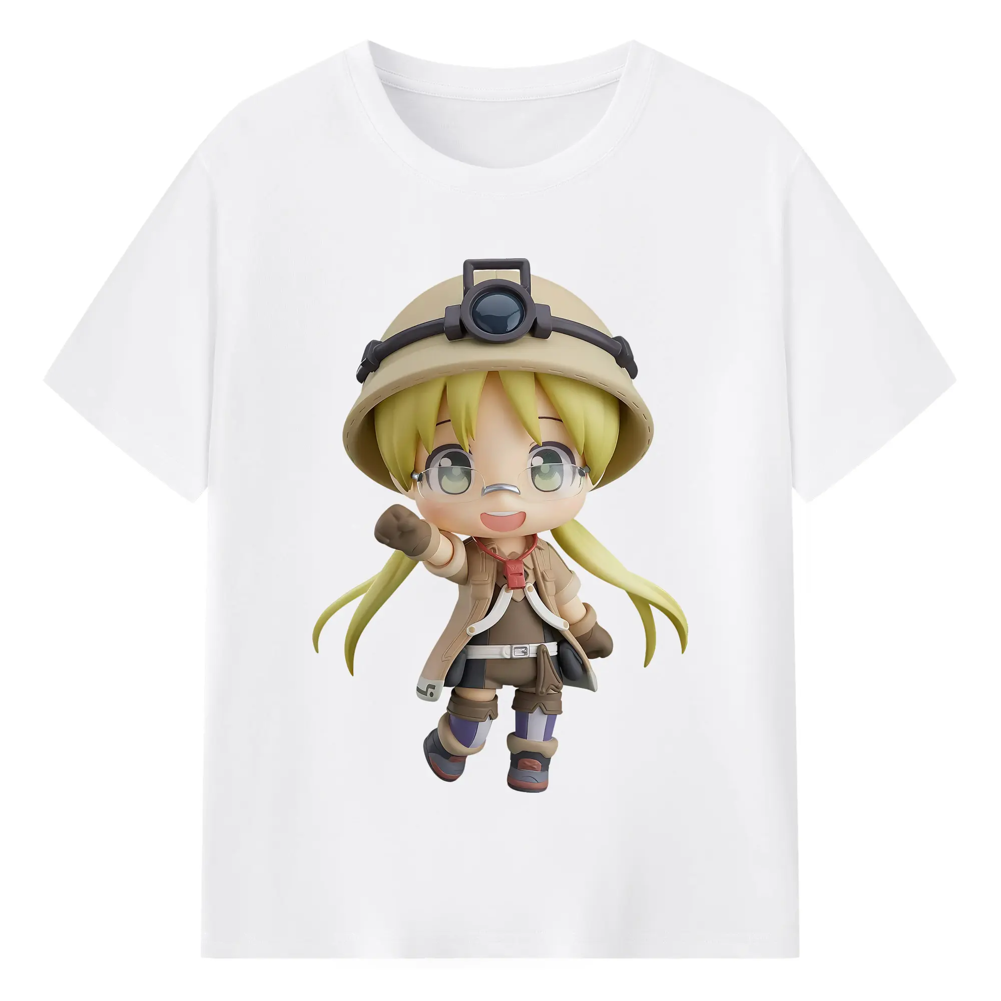 メイドインアビス グッズ,リコ - 綿100％ 半袖Tシャツ ・ フロントプリント ・ 快適 通気性 ・ 日常使い 散歩 スポーツ用