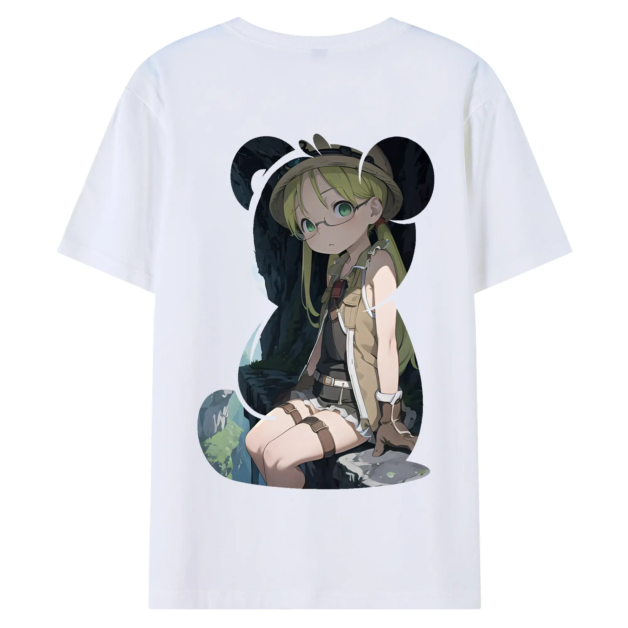 メイドインアビス グッズ,リコ - 綿100％ 半袖Tシャツ ・ バックプリント ・ 快適 通気性 ・ 日常使い 散歩 スポーツ用