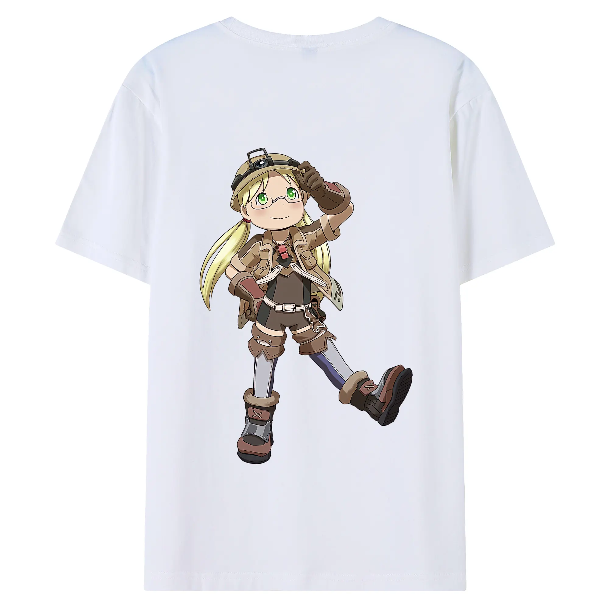 メイドインアビス グッズ,リコ - 綿100％ 半袖Tシャツ ・ バックプリント ・ 快適 通気性 ・ 日常使い 散歩 スポーツ用