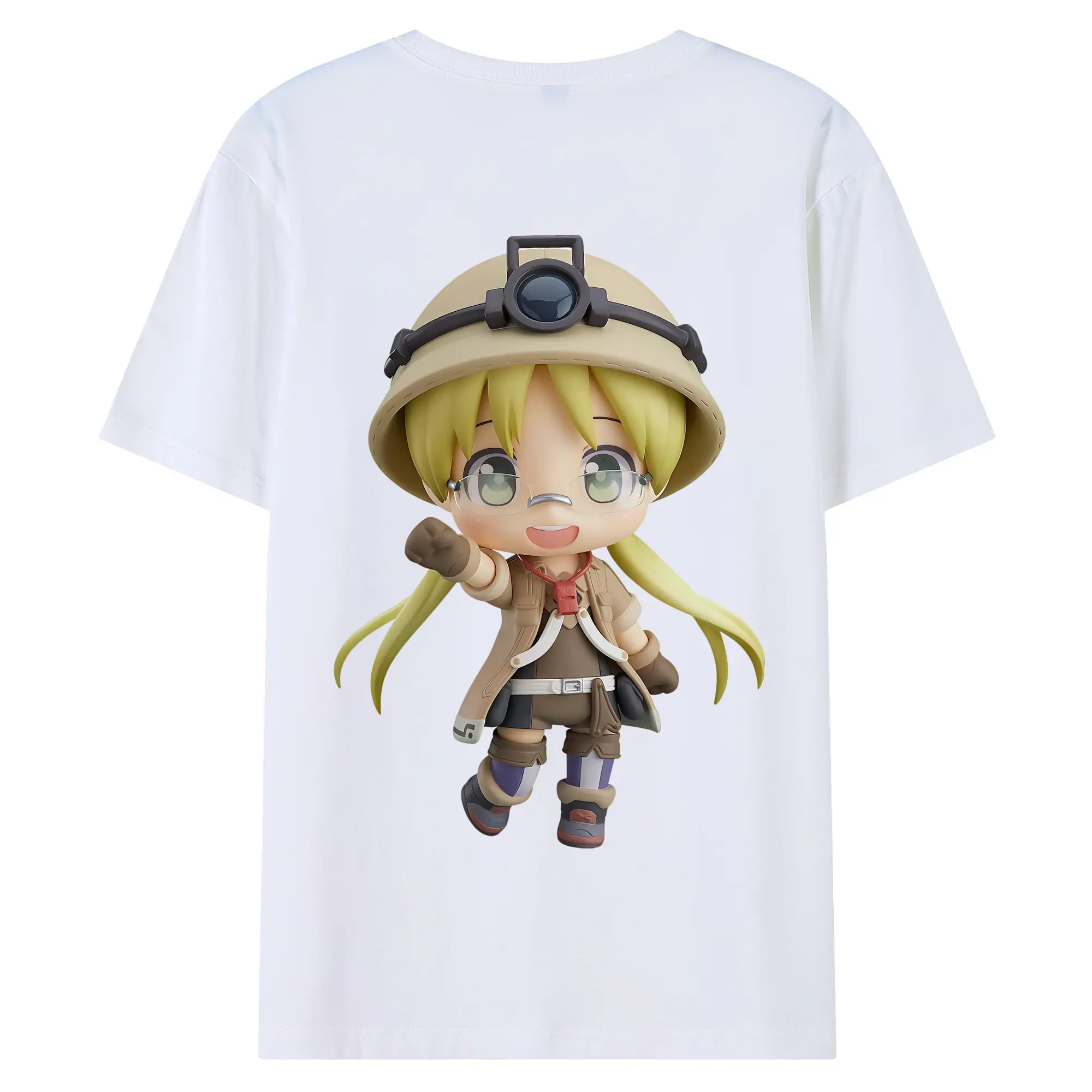 メイドインアビス グッズ,リコ - 綿100％ 半袖Tシャツ ・ バックプリント ・ 快適 通気性 ・ 日常使い 散歩 スポーツ用