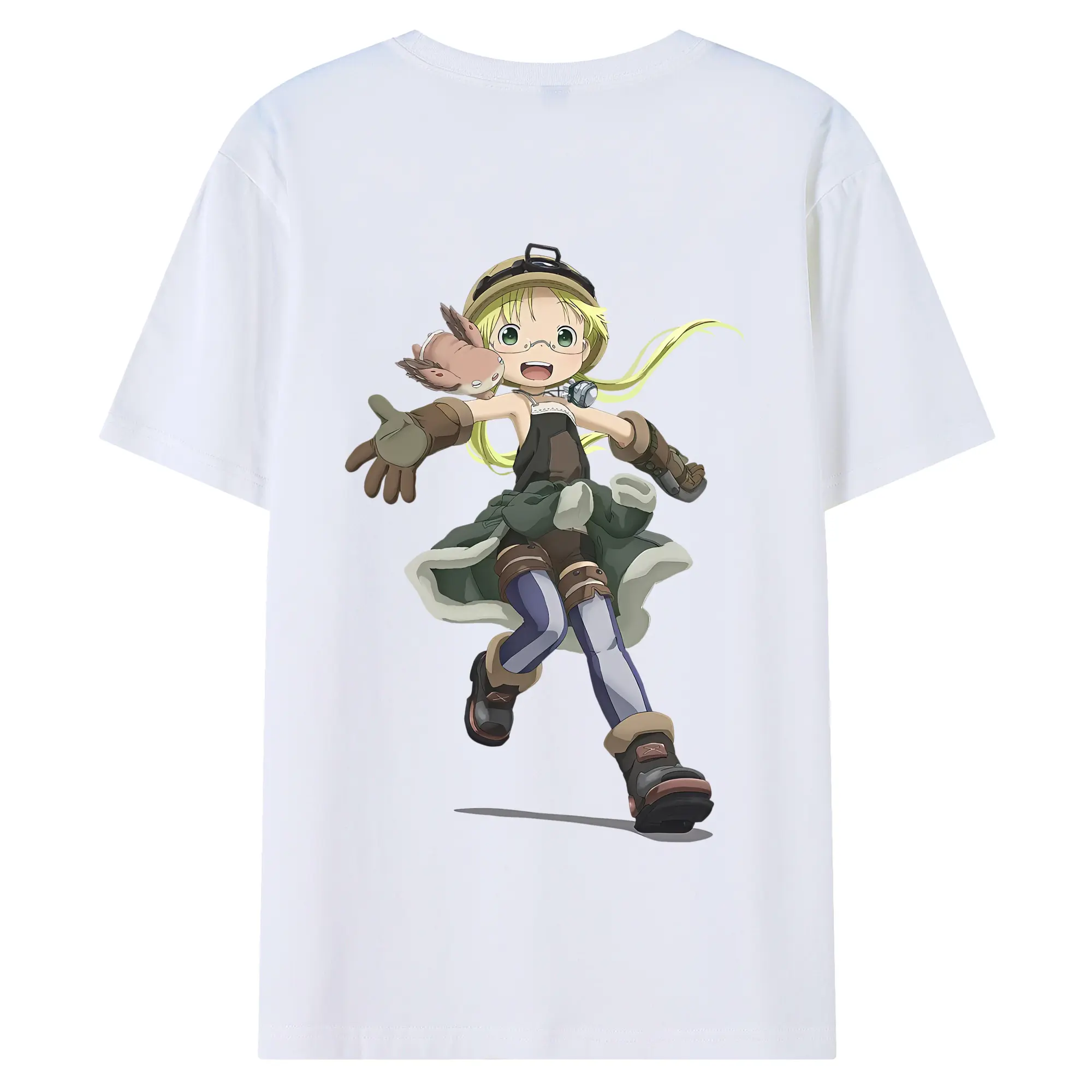 メイドインアビス グッズ,リコ - 綿100％ 半袖Tシャツ ・ バックプリント ・ 快適 通気性 ・ 日常使い 散歩 スポーツ用