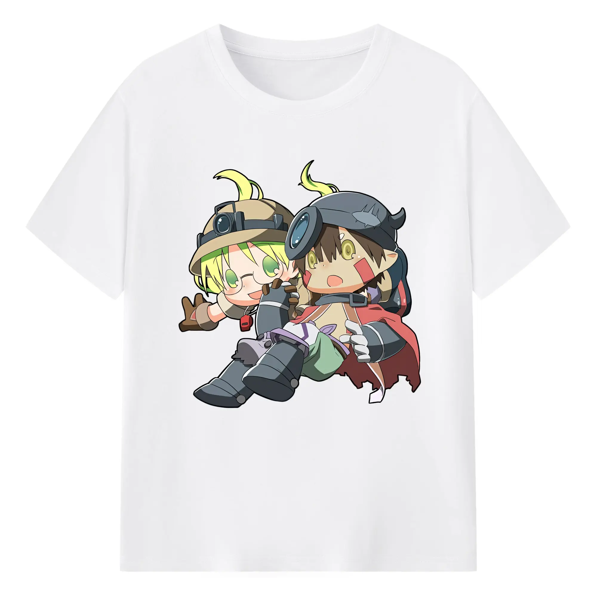 メイドインアビス グッズ,レグ - 綿100％ 半袖Tシャツ ・ フロントプリント ・ 快適 通気性 ・ 日常使い 散歩 スポーツ用