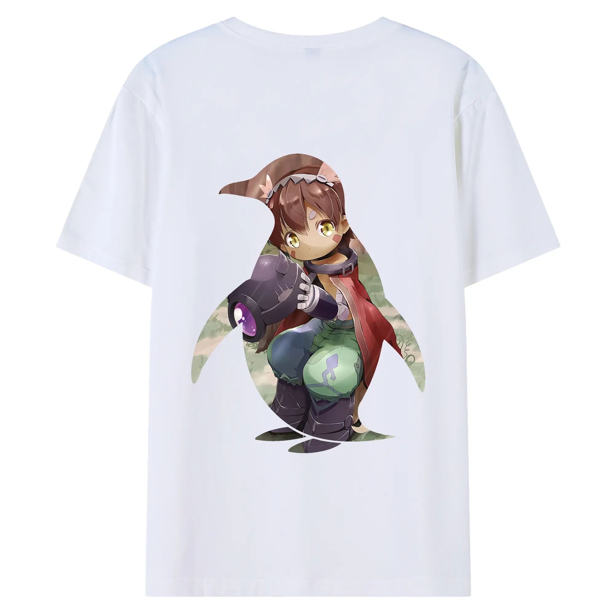 メイドインアビス グッズ,レグ - 綿100％ 半袖Tシャツ ・ バックプリント ・ 快適 通気性 ・ 日常使い 散歩 スポーツ用