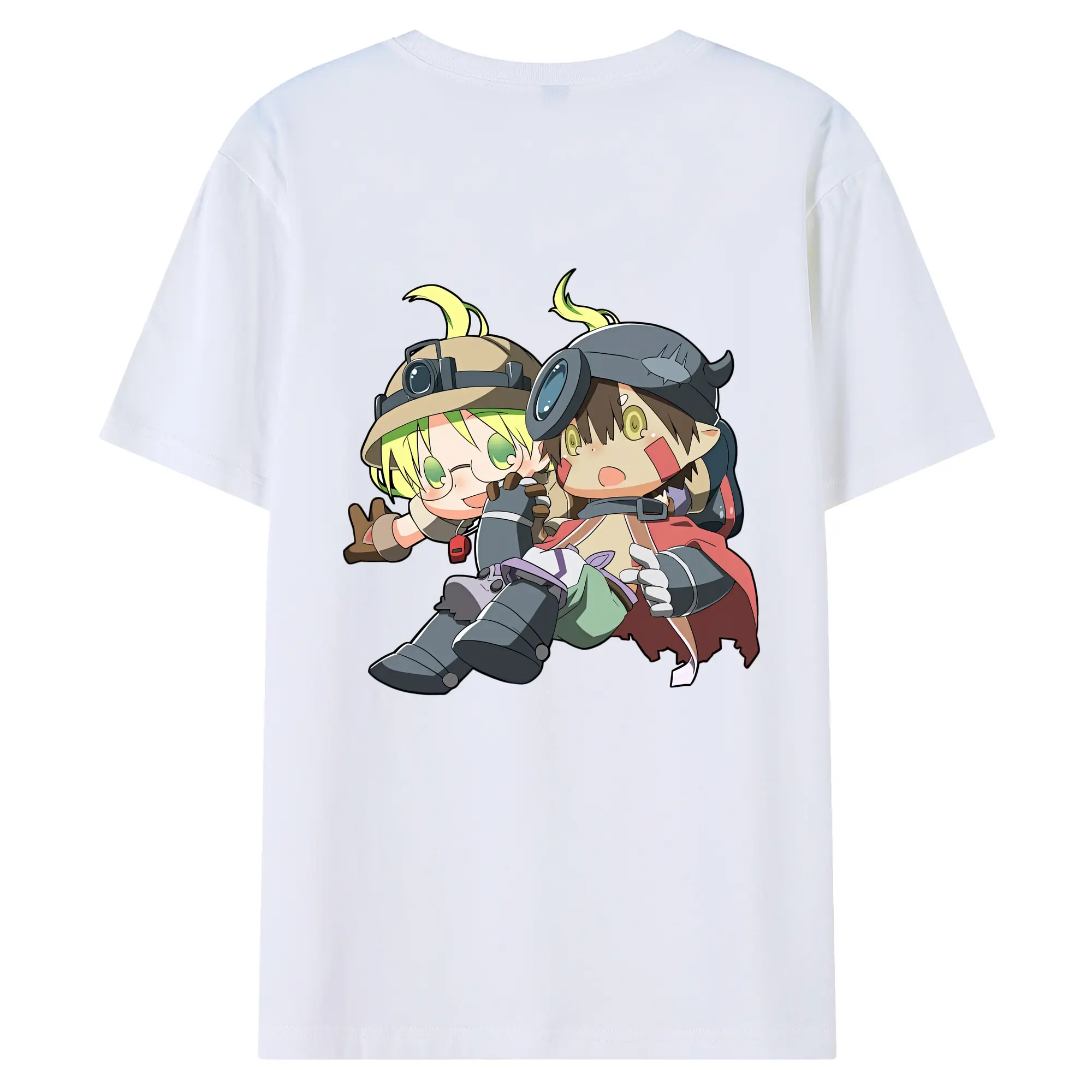メイドインアビス グッズ,レグ - 綿100％ 半袖Tシャツ ・ バックプリント ・ 快適 通気性 ・ 日常使い 散歩 スポーツ用