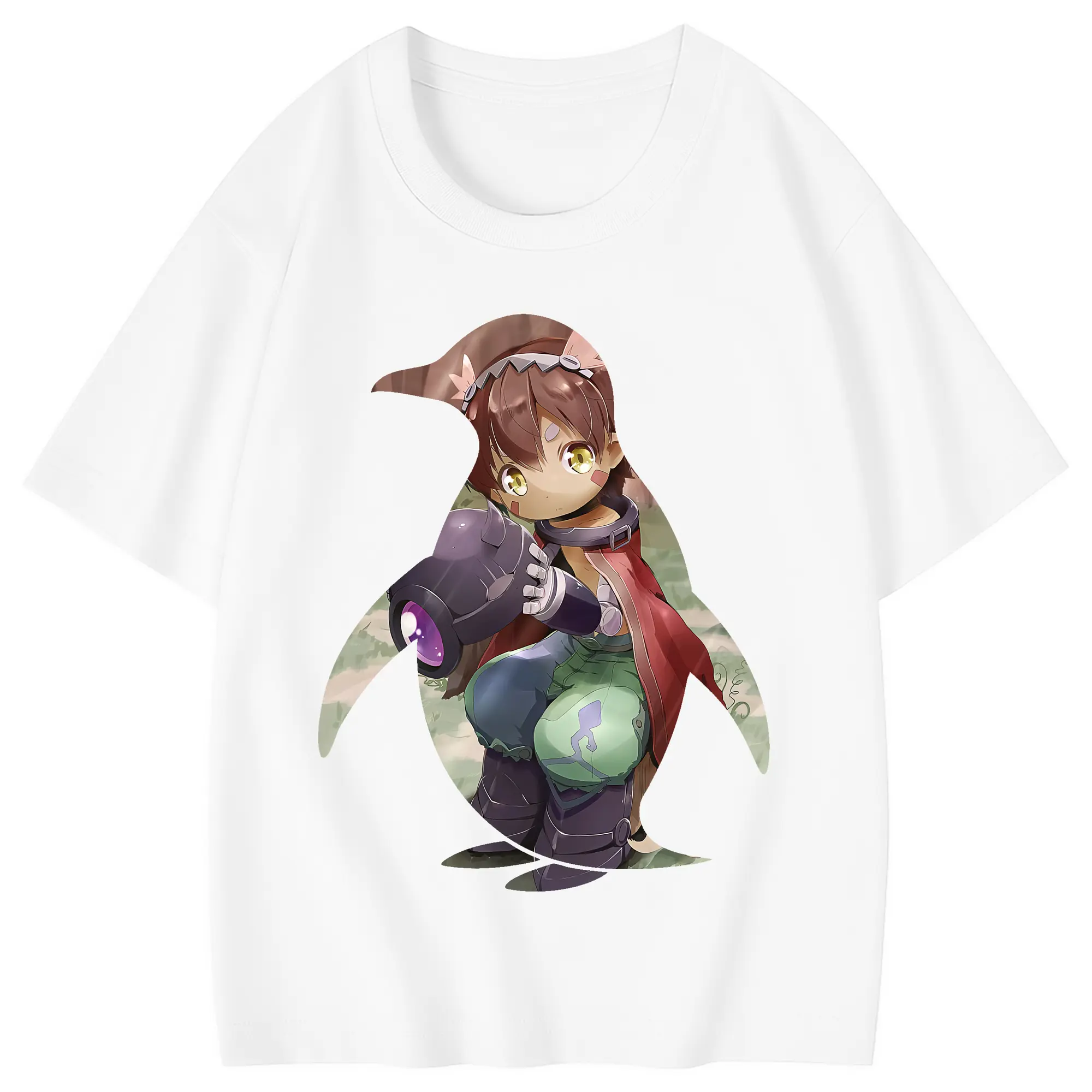 メイドインアビス グッズ,レグ - 綿100％ キッズTシャツ ・ フロントプリント ・ 快適 通気性 ・ スポーツ カジュアル 散歩用