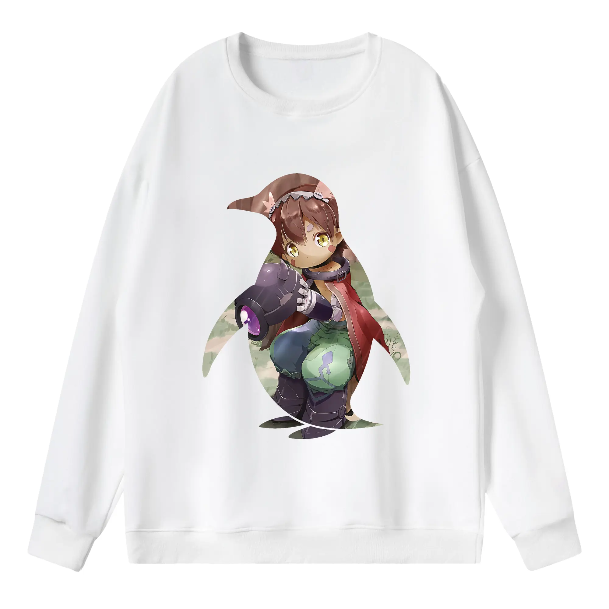 メイドインアビス グッズ,レグ - 薄手 クルーネック スウェット 裏毛260g · ポリエステル 春秋向け カジュアル 男女兼用 · トレーナー デイリー スポーツ 散歩に最適