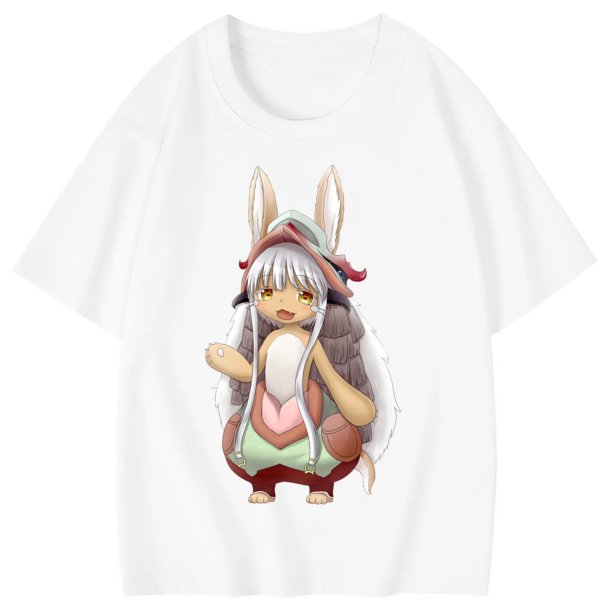 メイドインアビス グッズ,ナナチ - 綿100％ キッズTシャツ ・ フロントプリント ・ 快適 通気性 ・ スポーツ カジュアル 散歩用