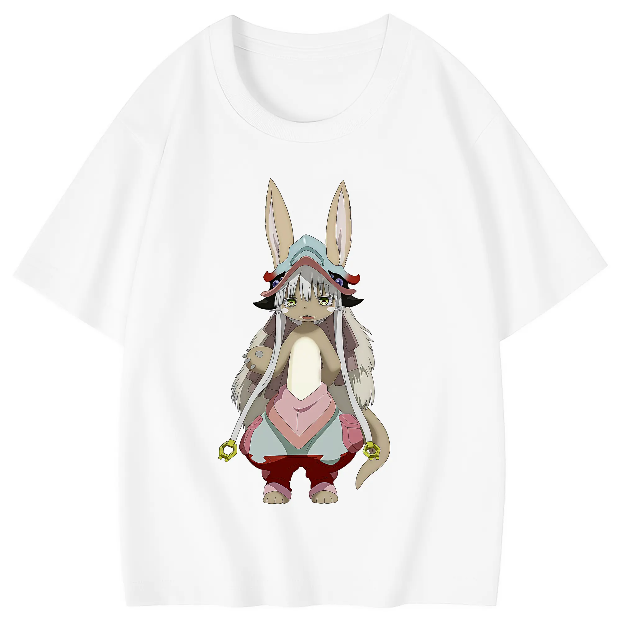 メイドインアビス グッズ,ナナチ - 綿100％ キッズTシャツ ・ フロントプリント ・ 快適 通気性 ・ スポーツ カジュアル 散歩用