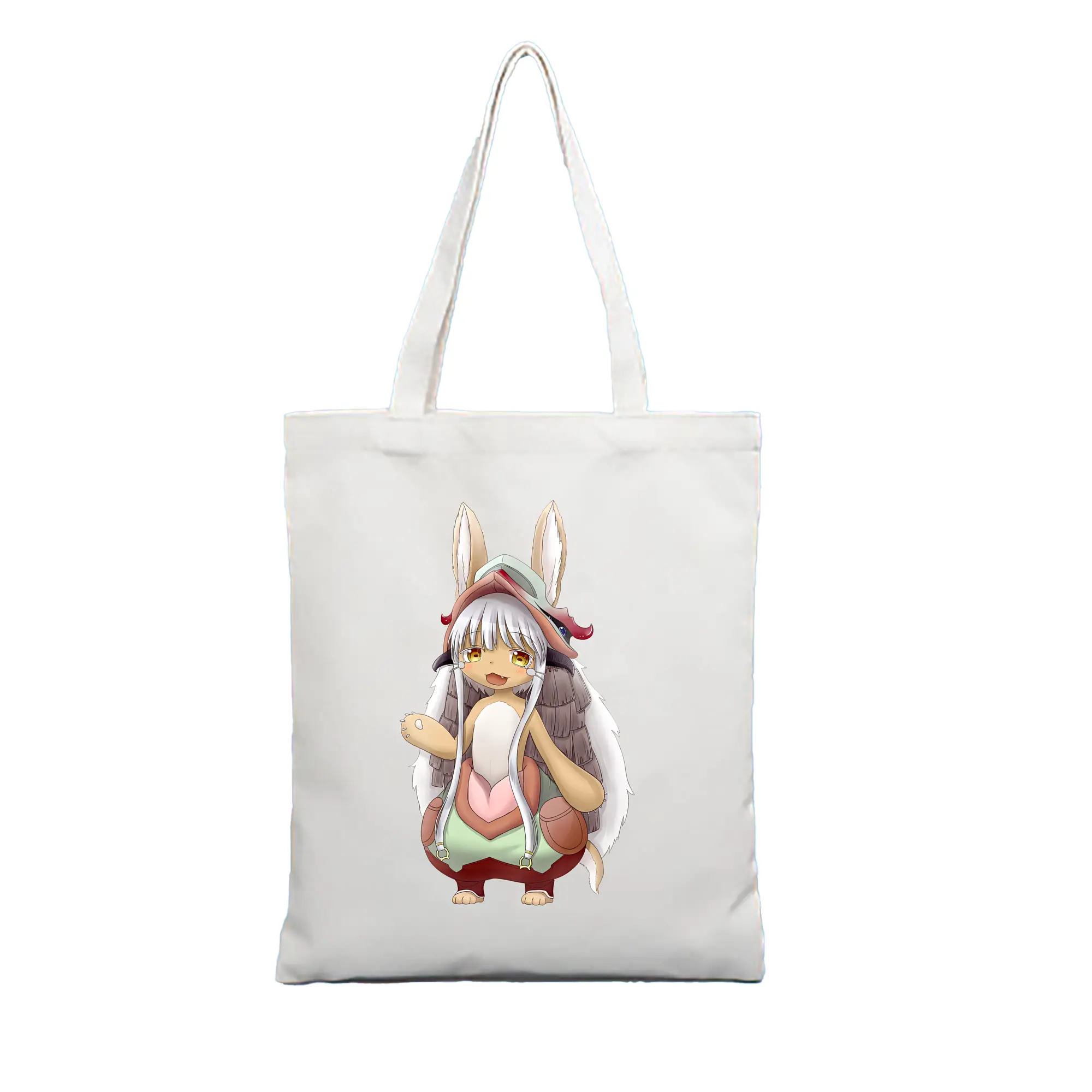 メイドインアビス グッズ,ナナチ - 縦型キャンバス手提げバッグ（トートバッグ） ・ キャンバス素材 ・ ショッピング用 ・ 軽量 丈夫 お手入れ簡単