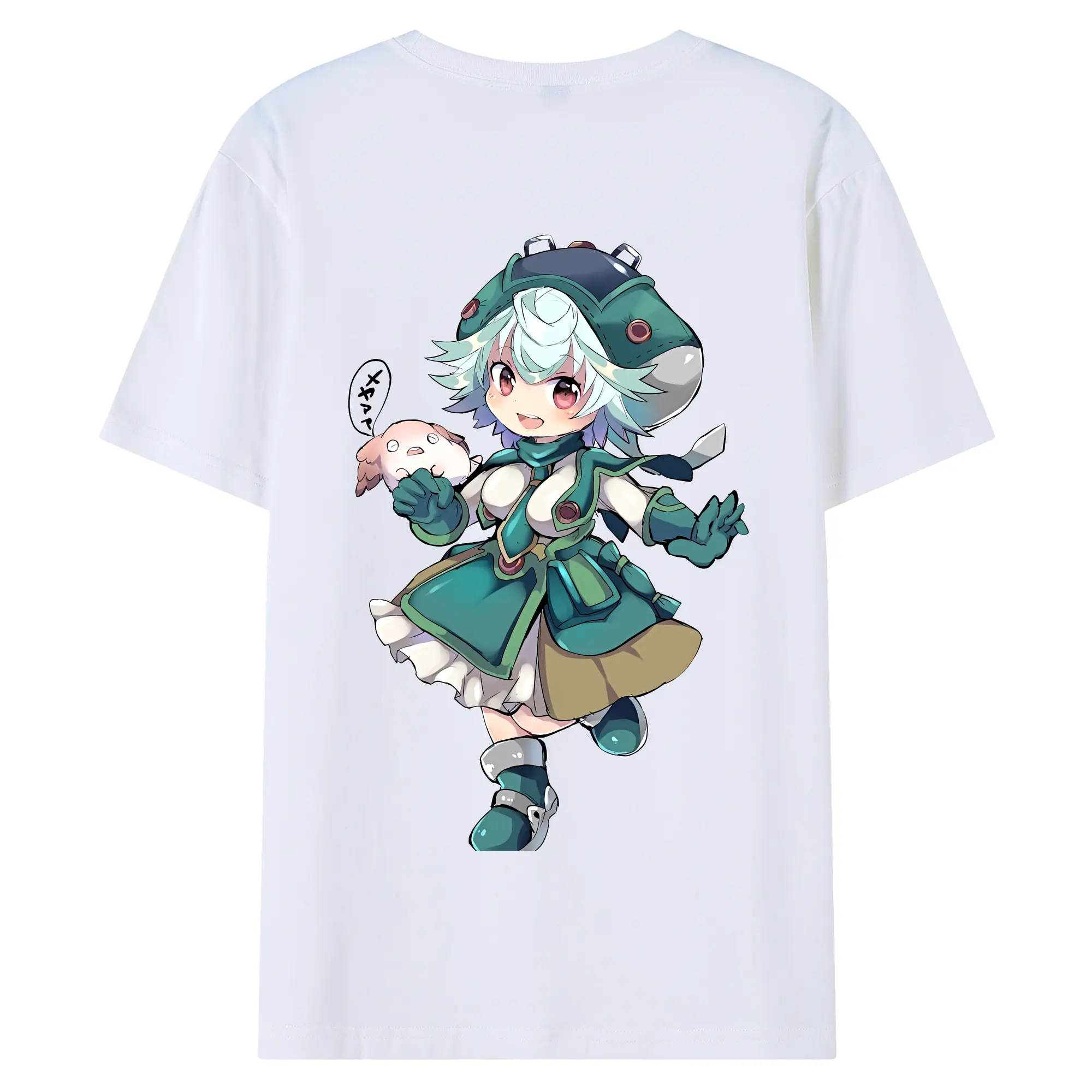 メイドインアビス グッズ,プルシュカ - 綿100％ 半袖Tシャツ ・ バックプリント ・ 快適 通気性 ・ 日常使い 散歩 スポーツ用