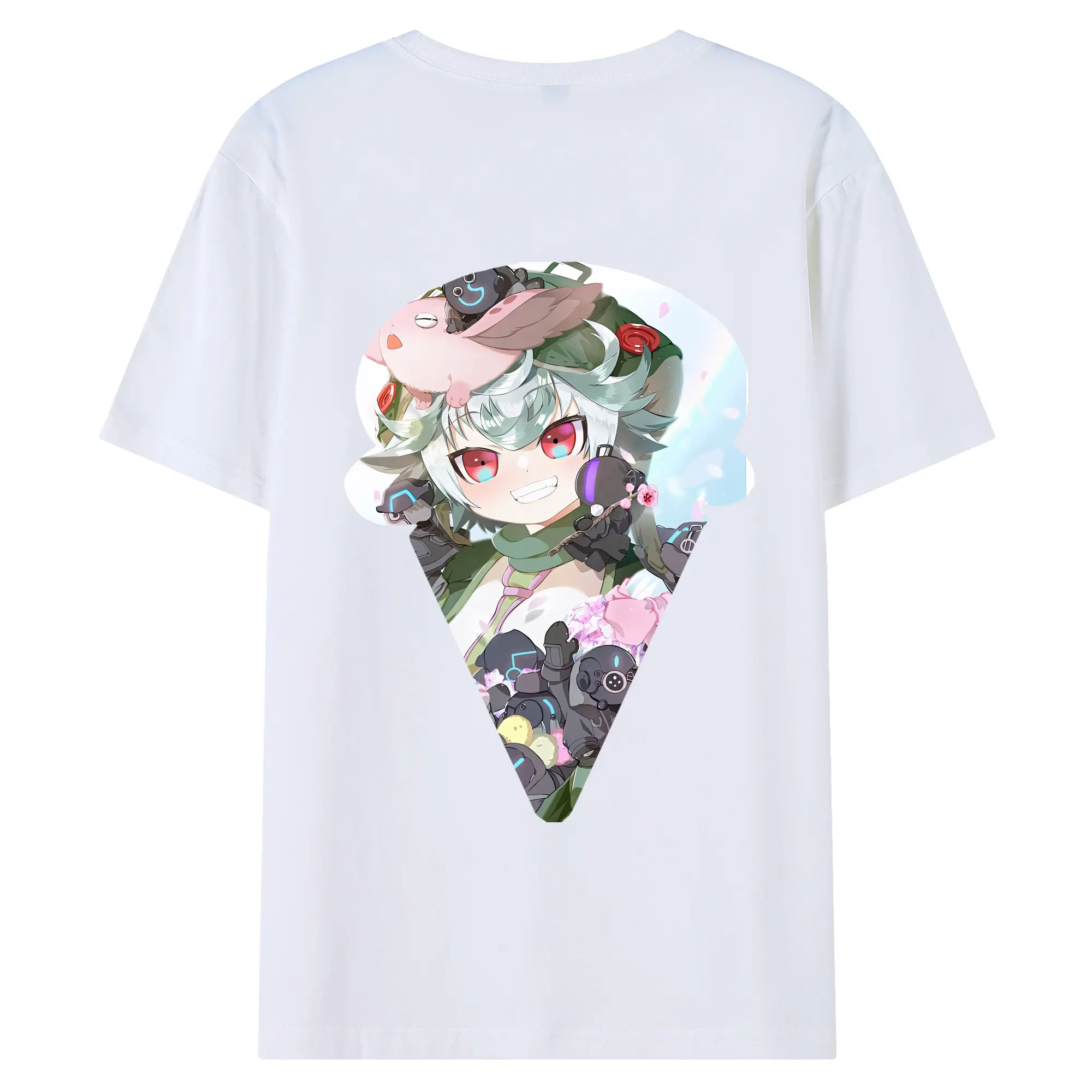 メイドインアビス グッズ,プルシュカ - 綿100％ 半袖Tシャツ ・ バックプリント ・ 快適 通気性 ・ 日常使い 散歩 スポーツ用