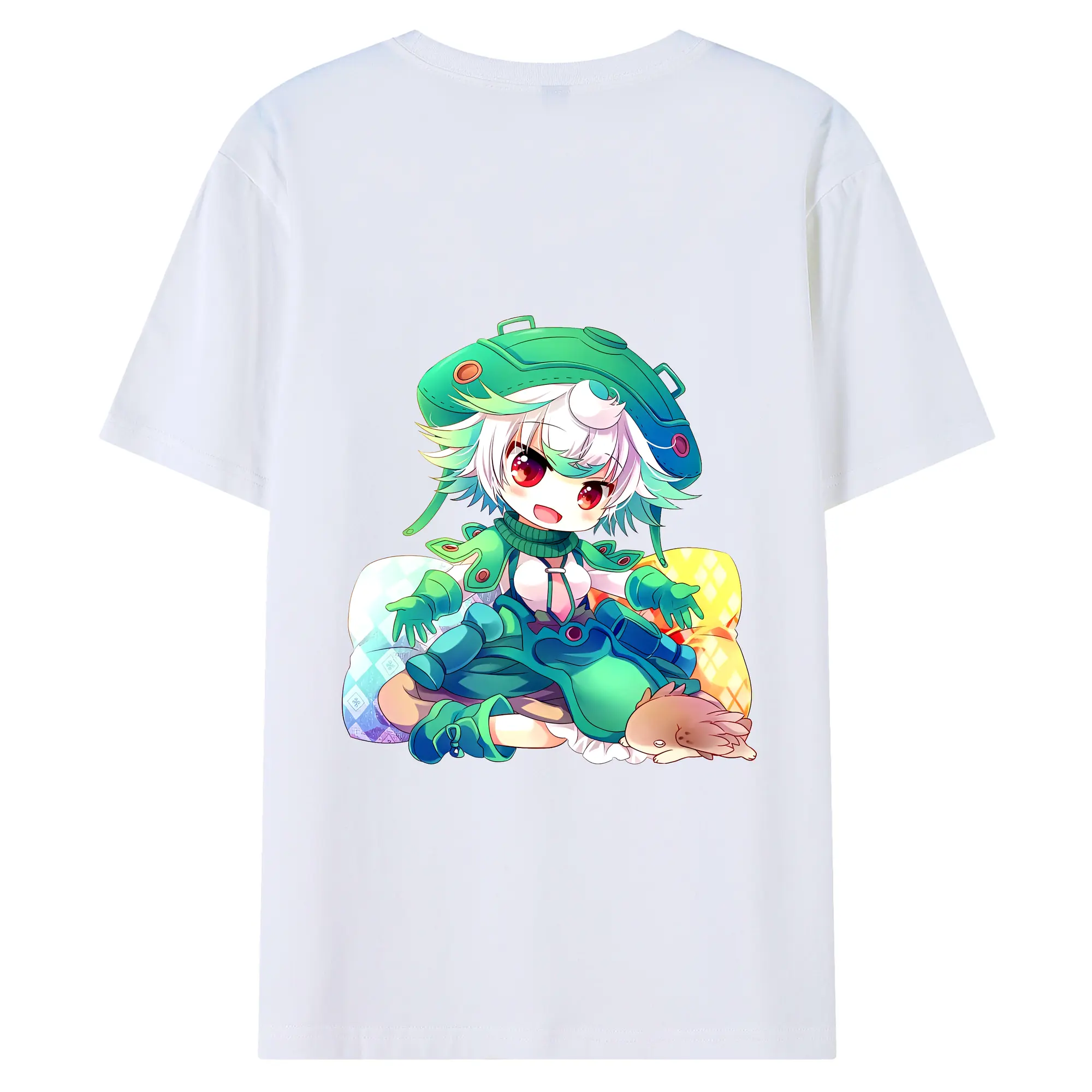 メイドインアビス グッズ,プルシュカ - 綿100％ 半袖Tシャツ ・ バックプリント ・ 快適 通気性 ・ 日常使い 散歩 スポーツ用