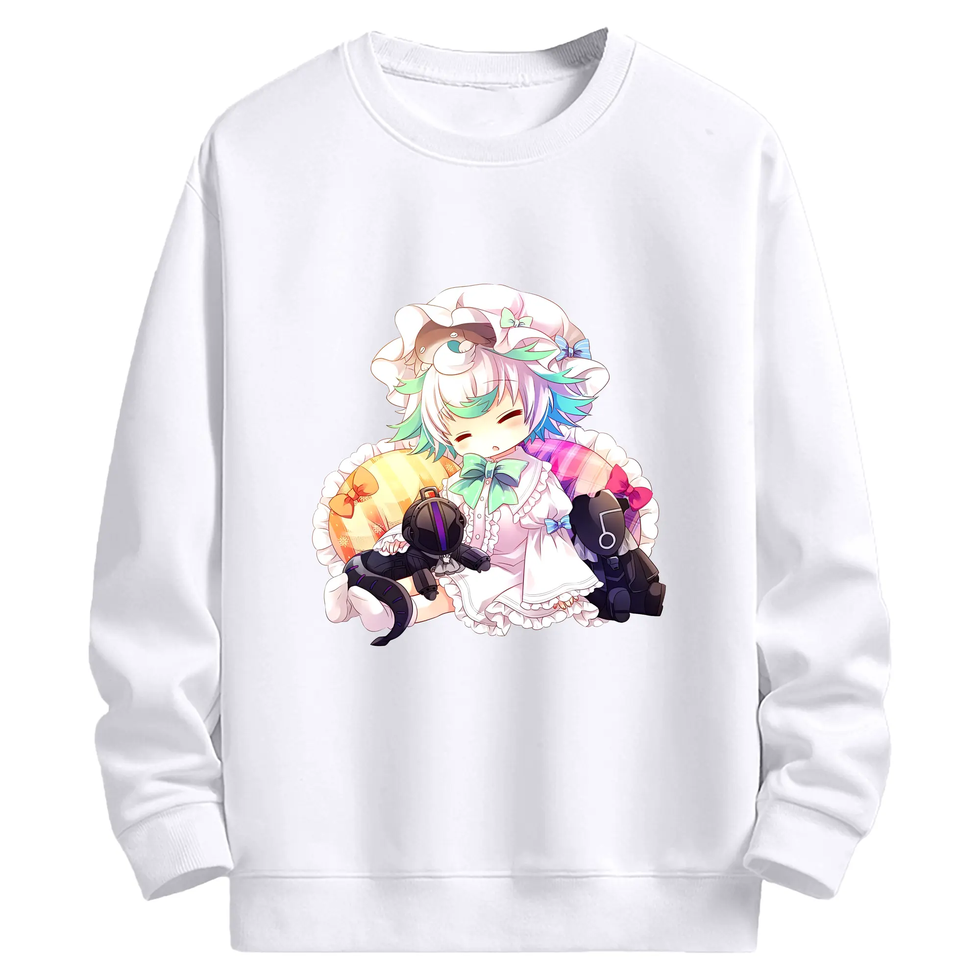 メイドインアビス グッズ,プルシュカ - 高品質 クルーネック スウェット ・ コットン59％ ポリエステル41％ ・ ユニセックス 長袖 トレーナー ・ カジュアル デイリー スポーツ 散歩用