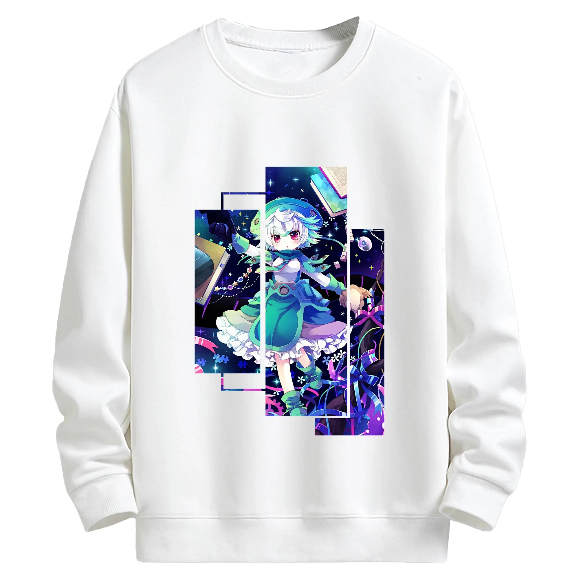 メイドインアビス グッズ,プルシュカ - キッズ クルーネックスウェットシャツ ・ フロントプリント ・ 綿80％ ポリエステル20％ ・ 快適 通学 スポーツ 日常使い お散歩用