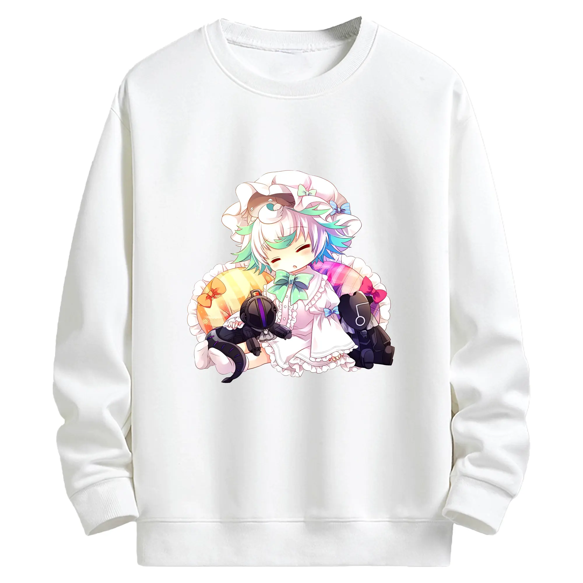 メイドインアビス グッズ,プルシュカ - キッズ クルーネックスウェットシャツ ・ フロントプリント ・ 綿80％ ポリエステル20％ ・ 快適 通学 スポーツ 日常使い お散歩用