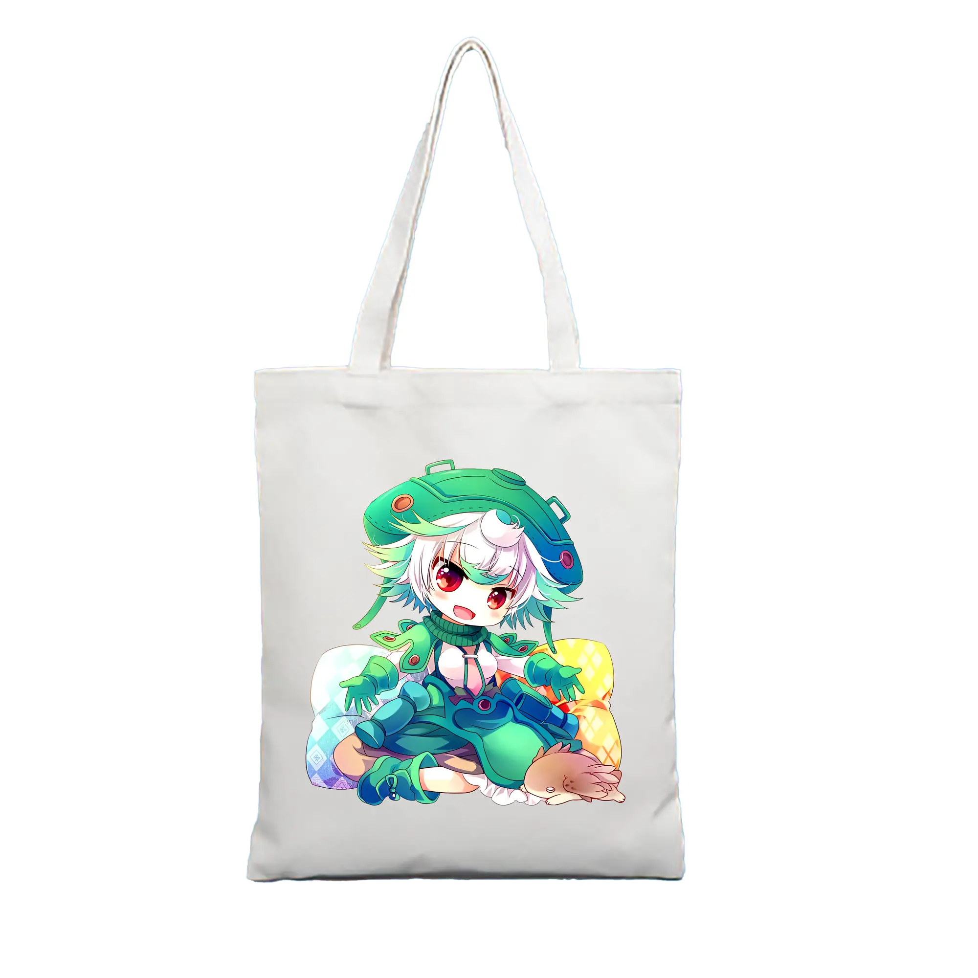 メイドインアビス グッズ,プルシュカ - 縦型キャンバス手提げバッグ（トートバッグ） ・ キャンバス素材 ・ ショッピング用 ・ 軽量 丈夫 お手入れ簡単