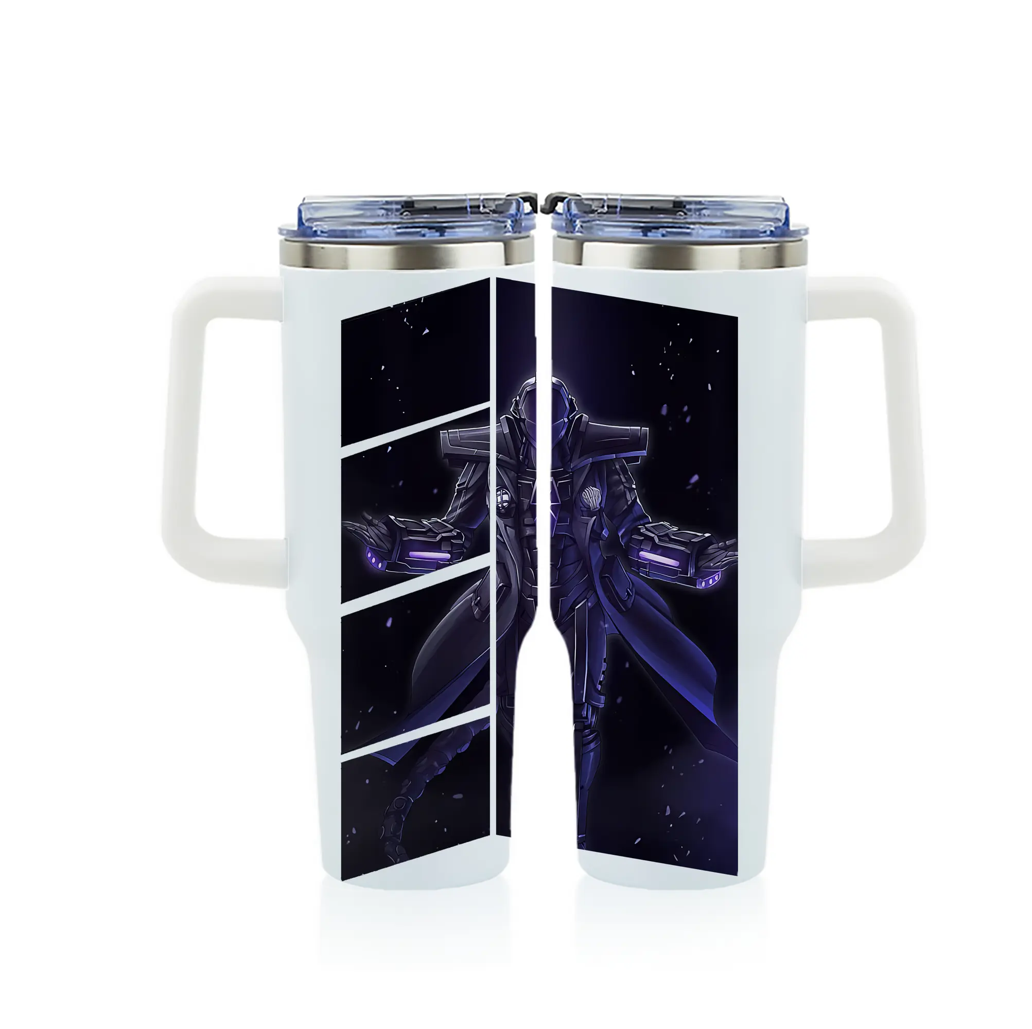 メイドインアビス グッズ,ボンドルド - 1200mL フルプリント車用タンブラー ・ 304ステンレス 内側 ・ 201ステンレス 外側 ・ 保温 保冷 ・ 通勤 ドライブ アウトドア用