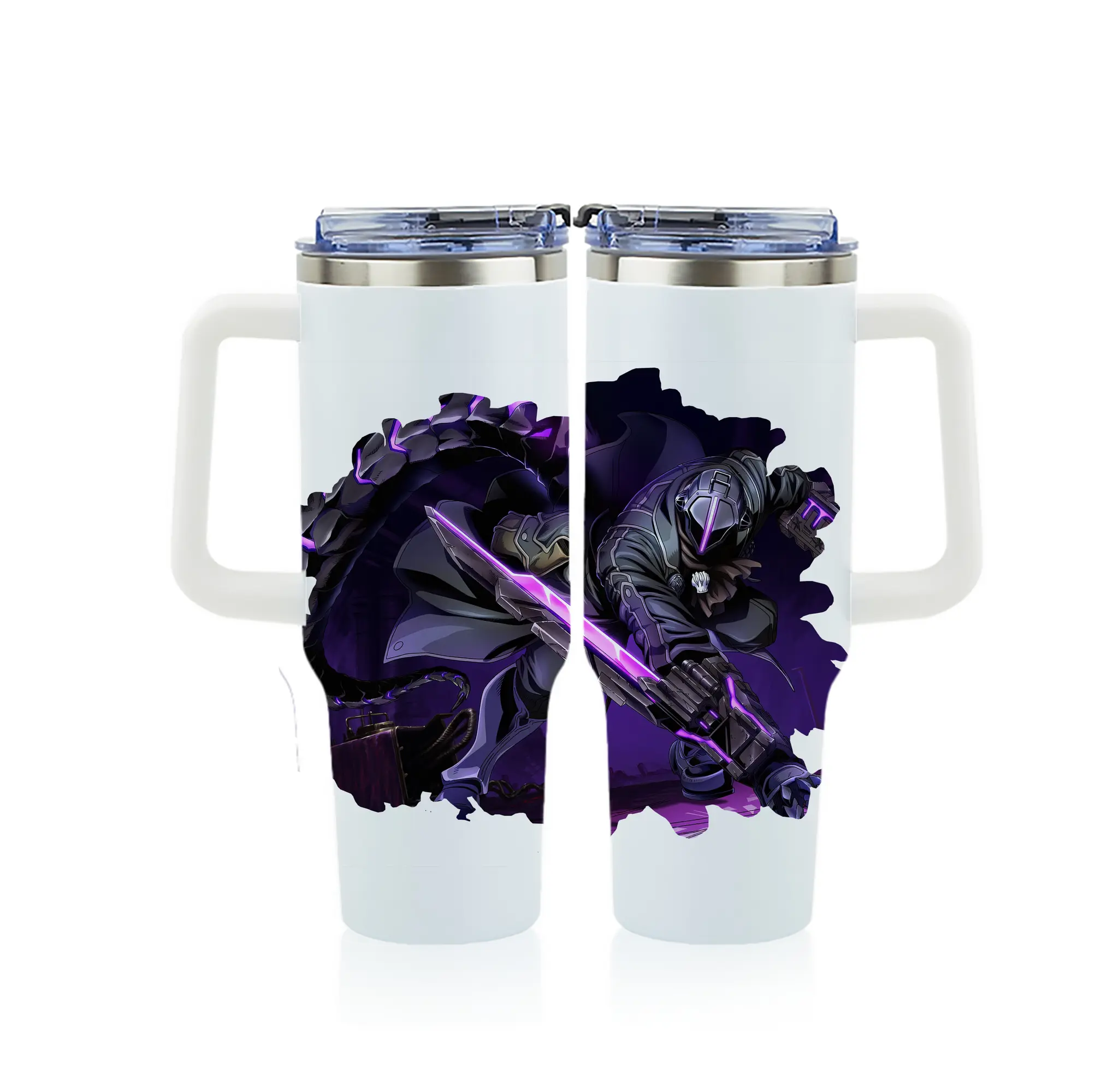 メイドインアビス グッズ,ボンドルド - 1200mL フルプリント車用タンブラー ・ 304ステンレス 内側 ・ 201ステンレス 外側 ・ 保温 保冷 ・ 通勤 ドライブ アウトドア用