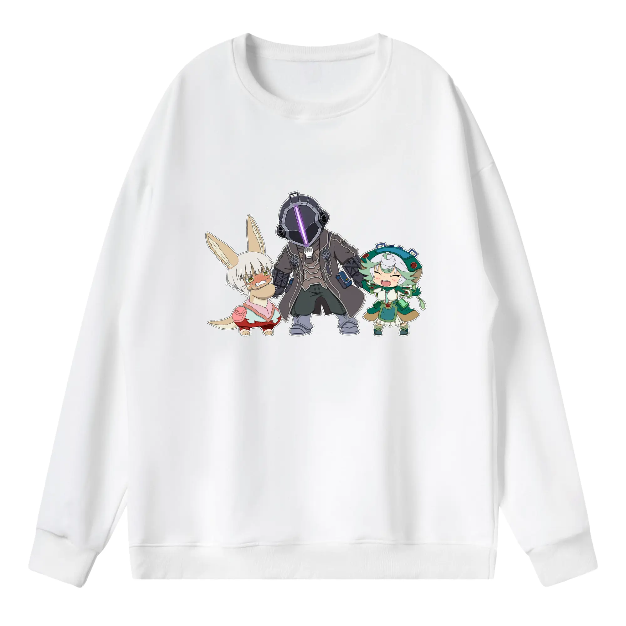 メイドインアビス グッズ,ボンドルド - 薄手 クルーネック スウェット 裏毛260g · ポリエステル 春秋向け カジュアル 男女兼用 · トレーナー デイリー スポーツ 散歩に最適