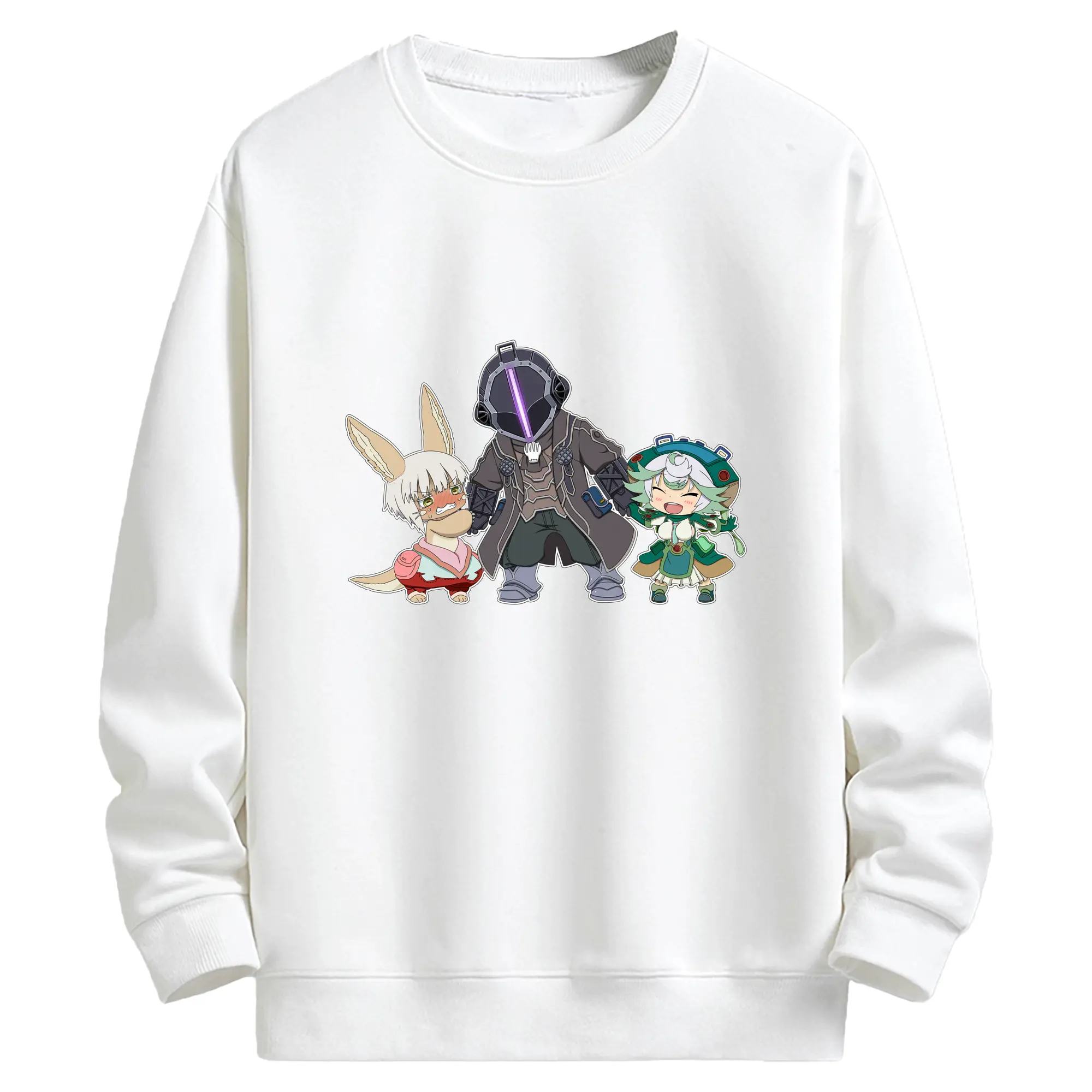 メイドインアビス グッズ,ボンドルド - キッズ クルーネックスウェットシャツ ・ フロントプリント ・ 綿80％ ポリエステル20％ ・ 快適 通学 スポーツ 日常使い お散歩用