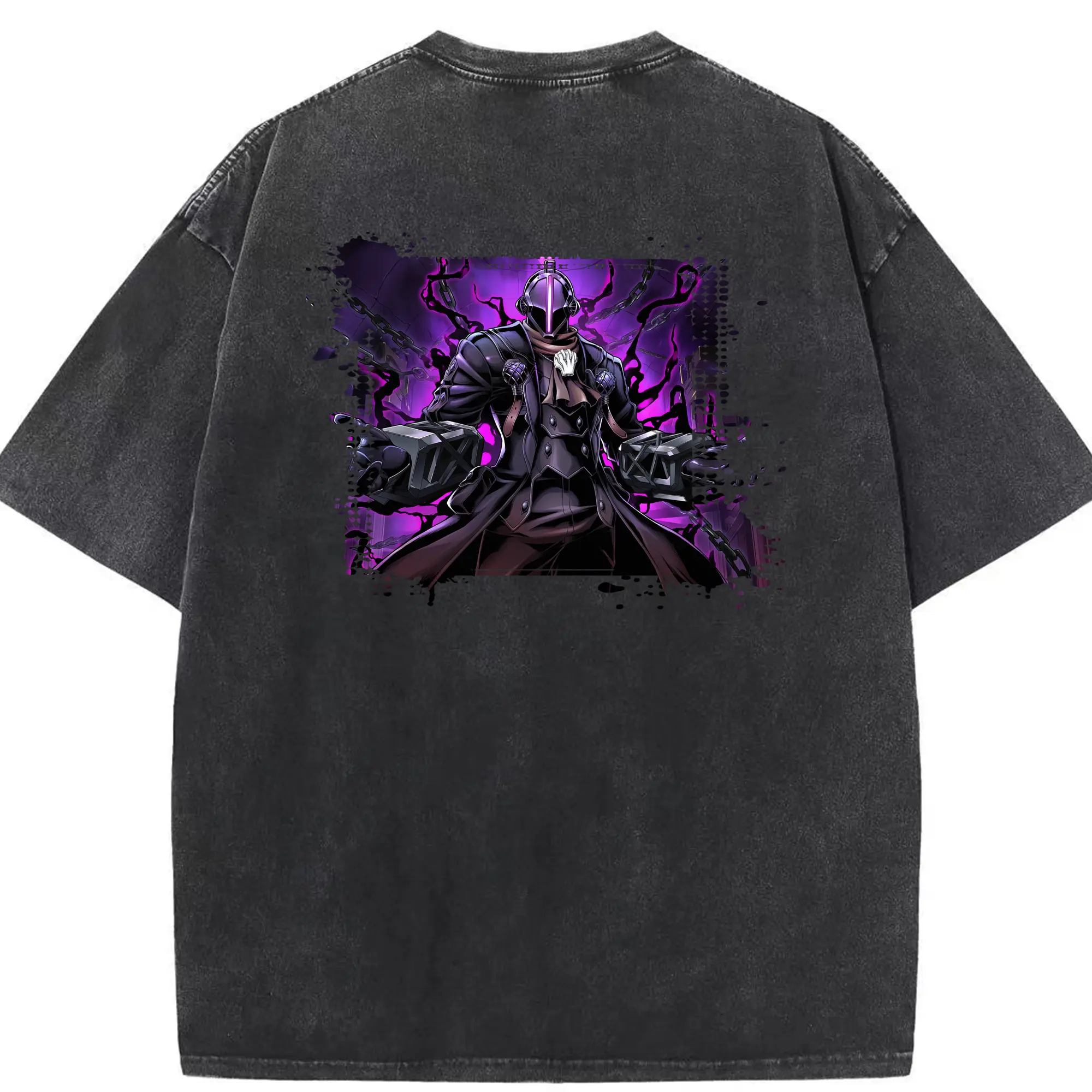 メイドインアビス グッズ,ボンドルド - 綿100％ ヴィンテージ風 半袖Tシャツ ・ 背面プリント ・ 柔らか肌触り ・ 通気性 快適 ・ スポーツ カジュアル 外出用