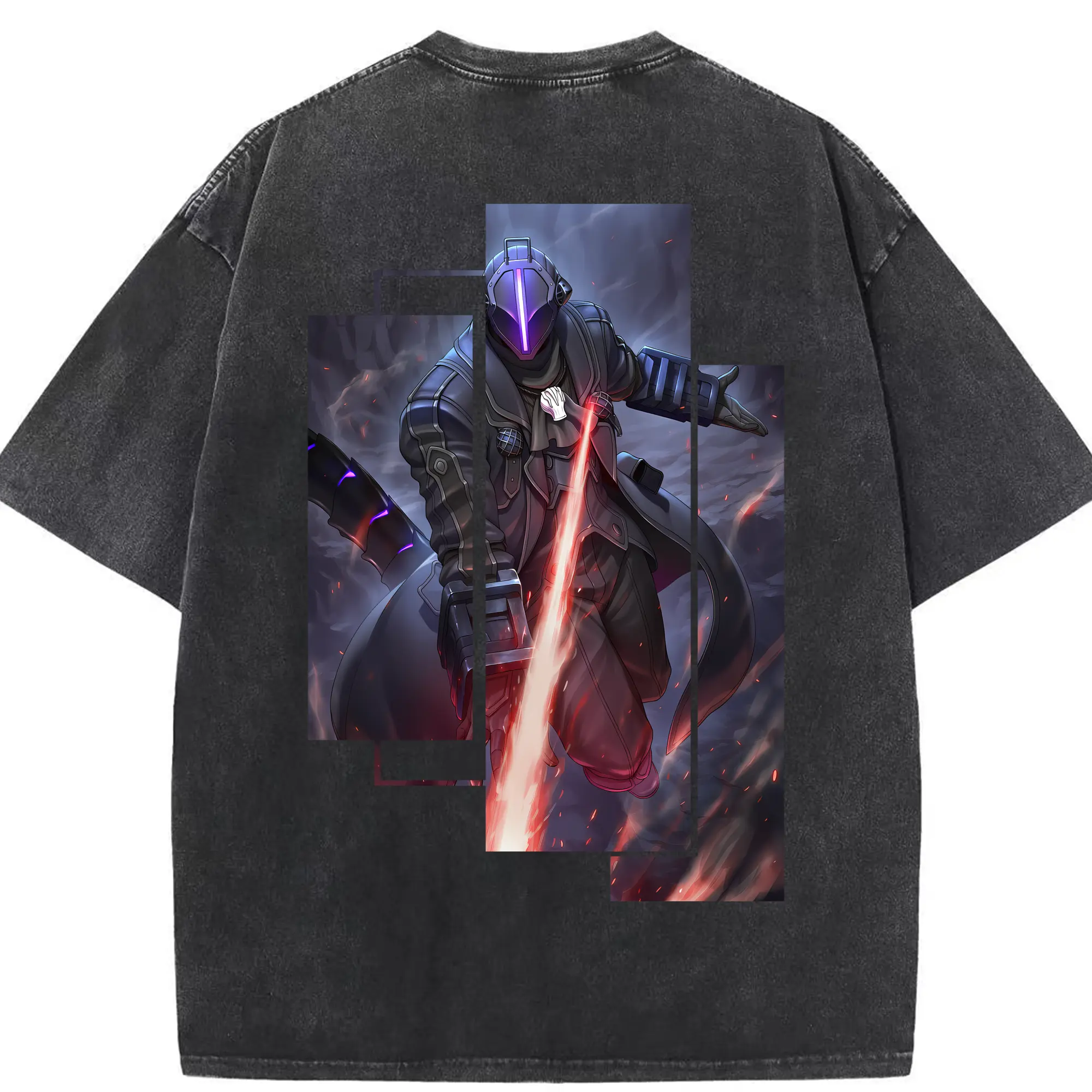 メイドインアビス グッズ,ボンドルド - 綿100％ ヴィンテージ風 半袖Tシャツ ・ 背面プリント ・ 柔らか肌触り ・ 通気性 快適 ・ スポーツ カジュアル 外出用