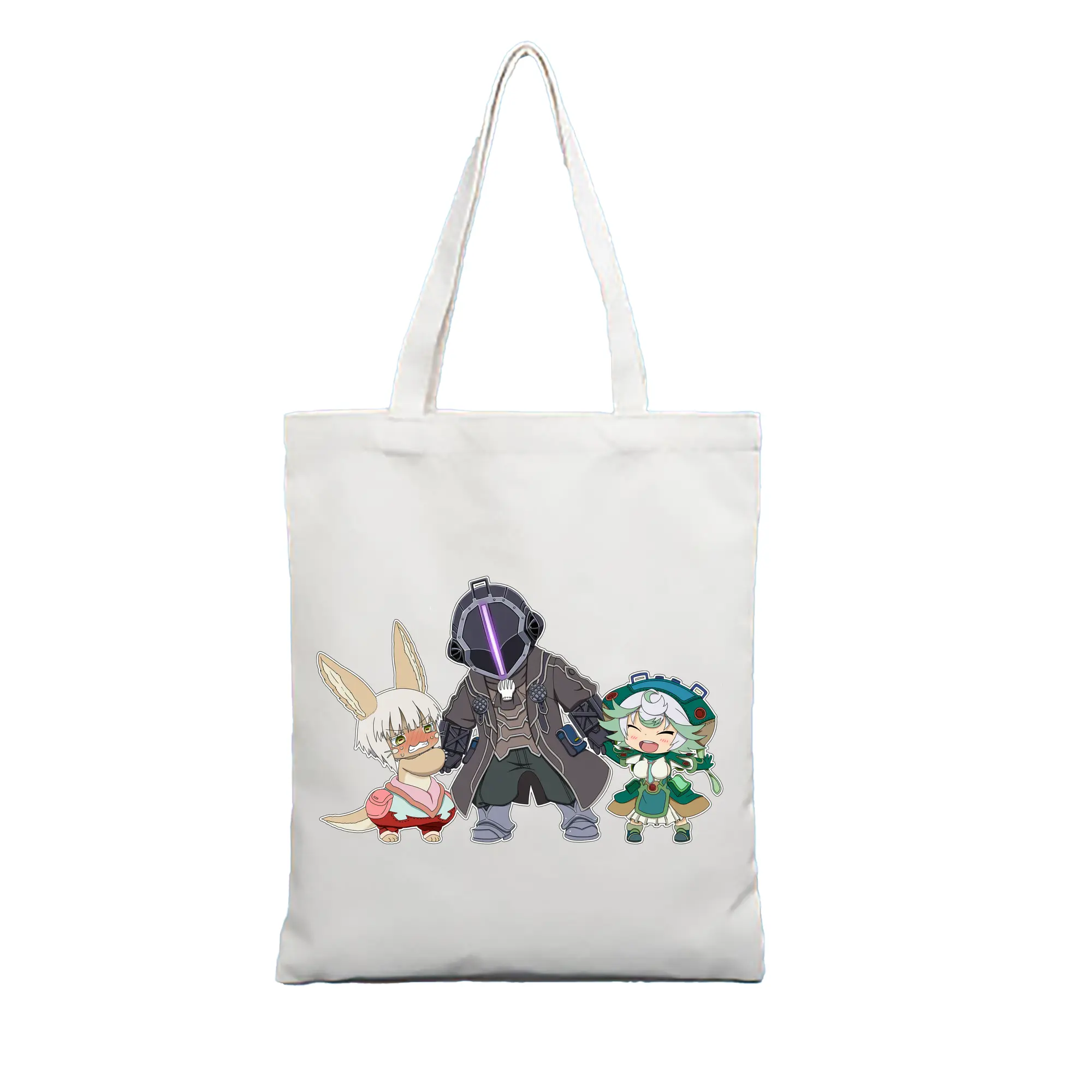 メイドインアビス グッズ,ボンドルド - 縦型キャンバス手提げバッグ（トートバッグ） ・ キャンバス素材 ・ ショッピング用 ・ 軽量 丈夫 お手入れ簡単