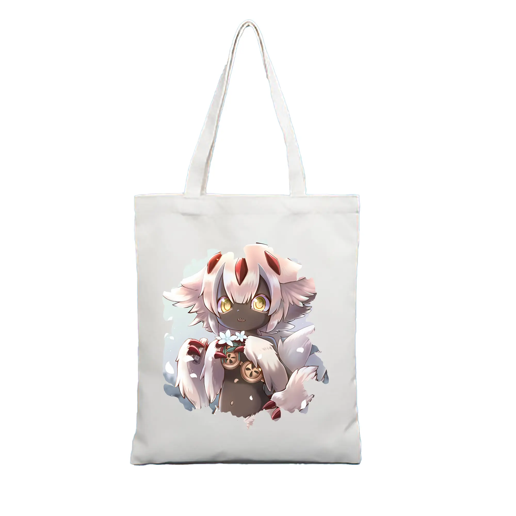 メイドインアビス グッズ,ファプタ - 縦型キャンバス手提げバッグ（トートバッグ） ・ キャンバス素材 ・ ショッピング用 ・ 軽量 丈夫 お手入れ簡単